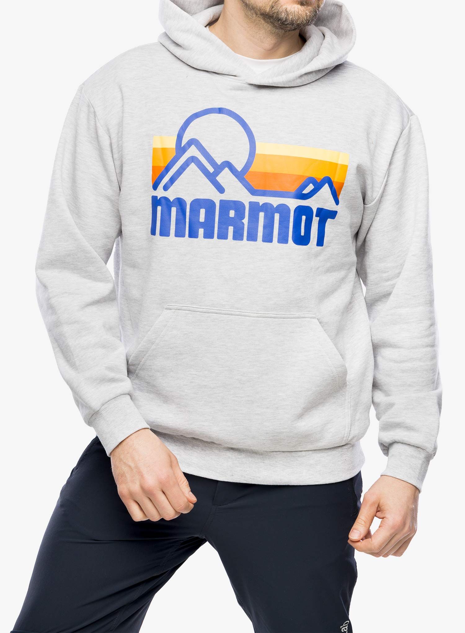 Mikina s kapucí Marmot Coastal Hoody - light grey heather