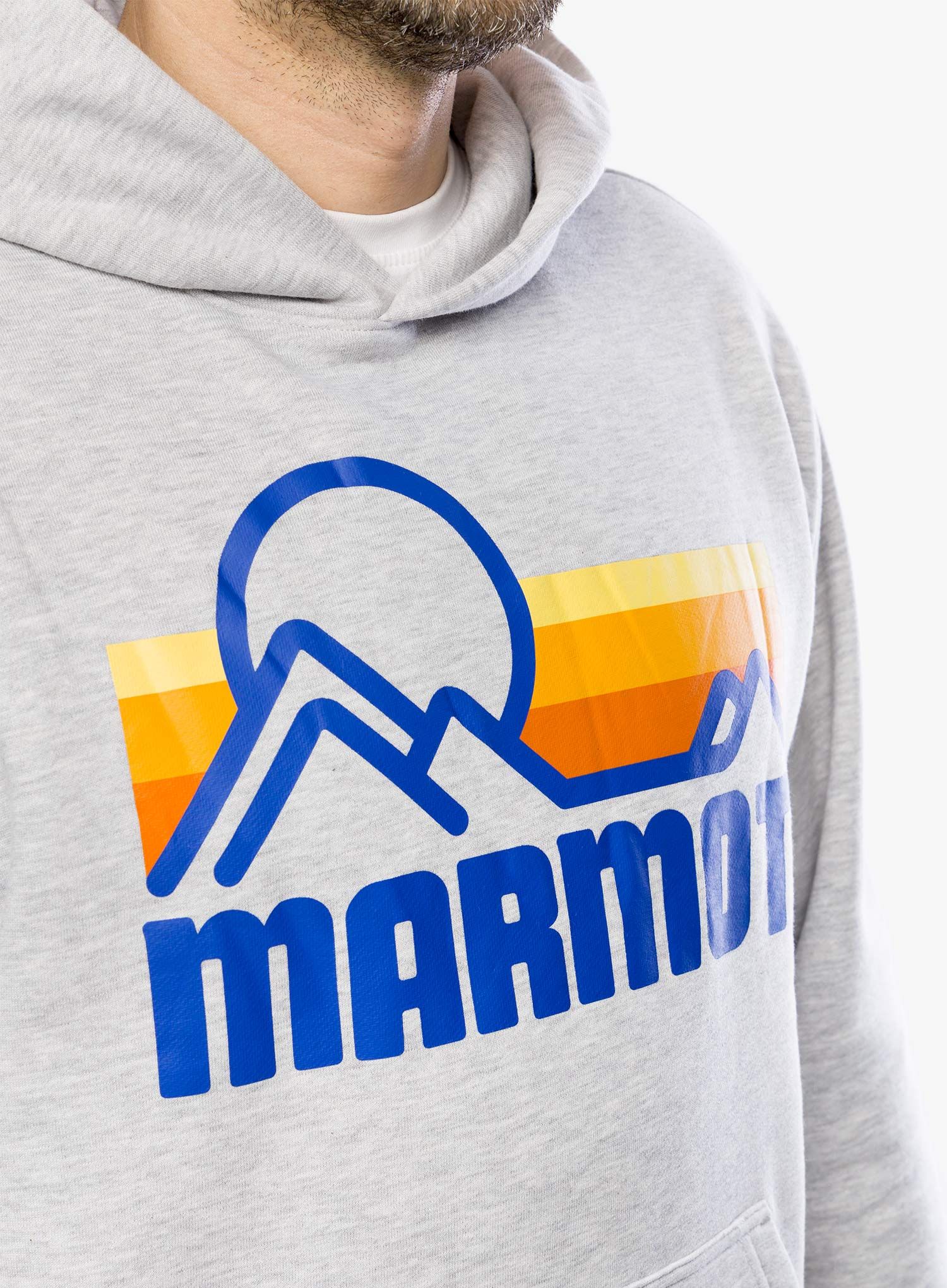 Mikina s kapucí Marmot Coastal Hoody - light grey heather