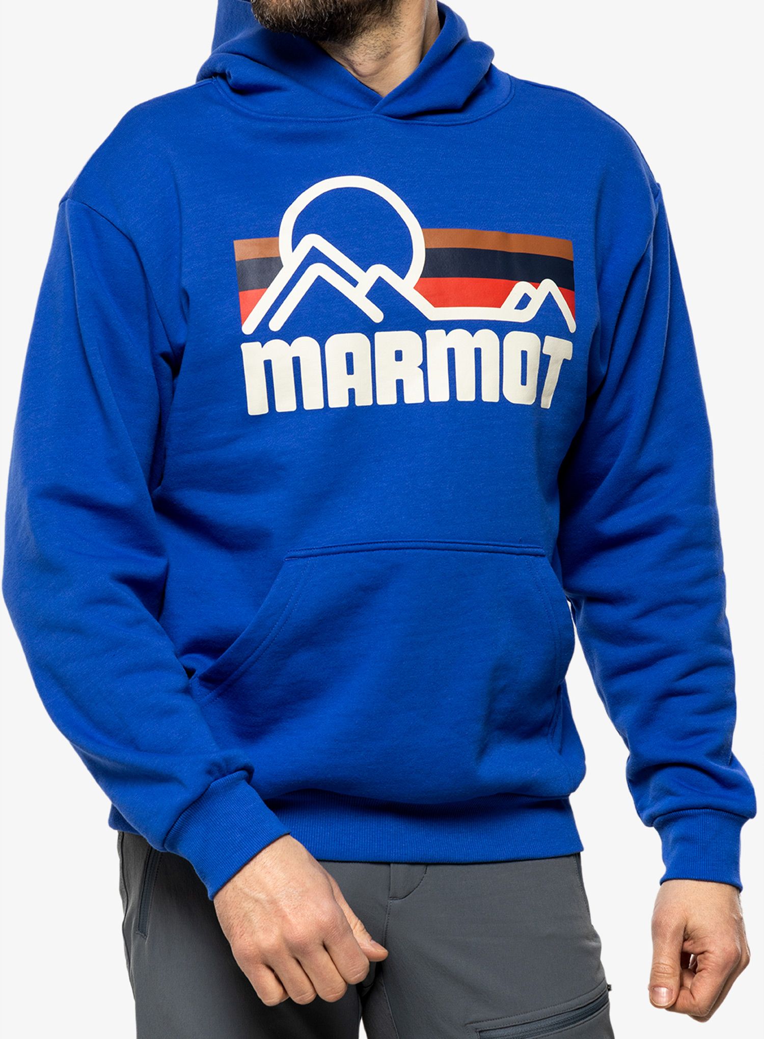 Mikina s kapucí Marmot Coastal Hoody - trail blue
