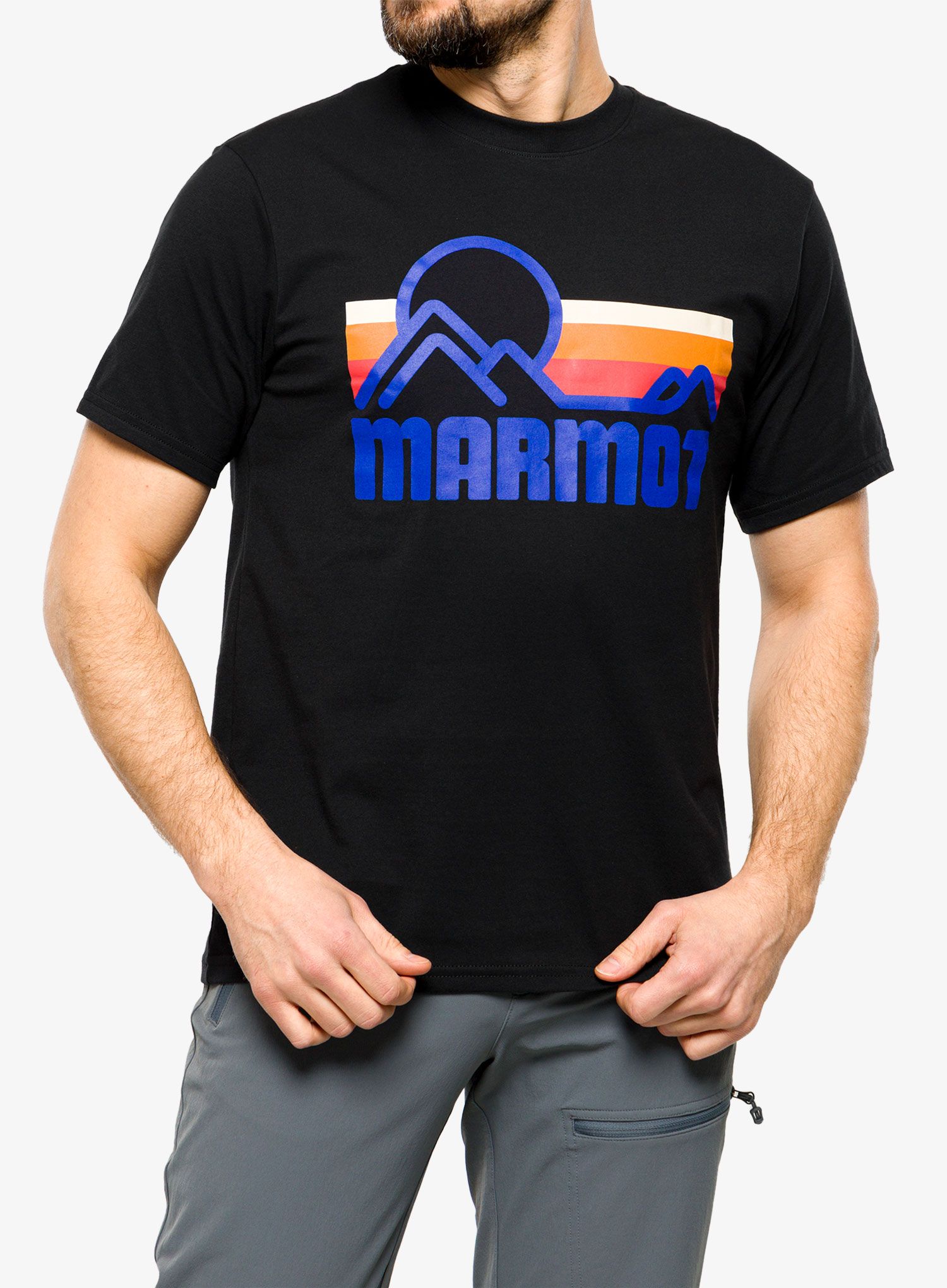 Bavlněné tričko pánské Marmot Coastal Tee SS - black