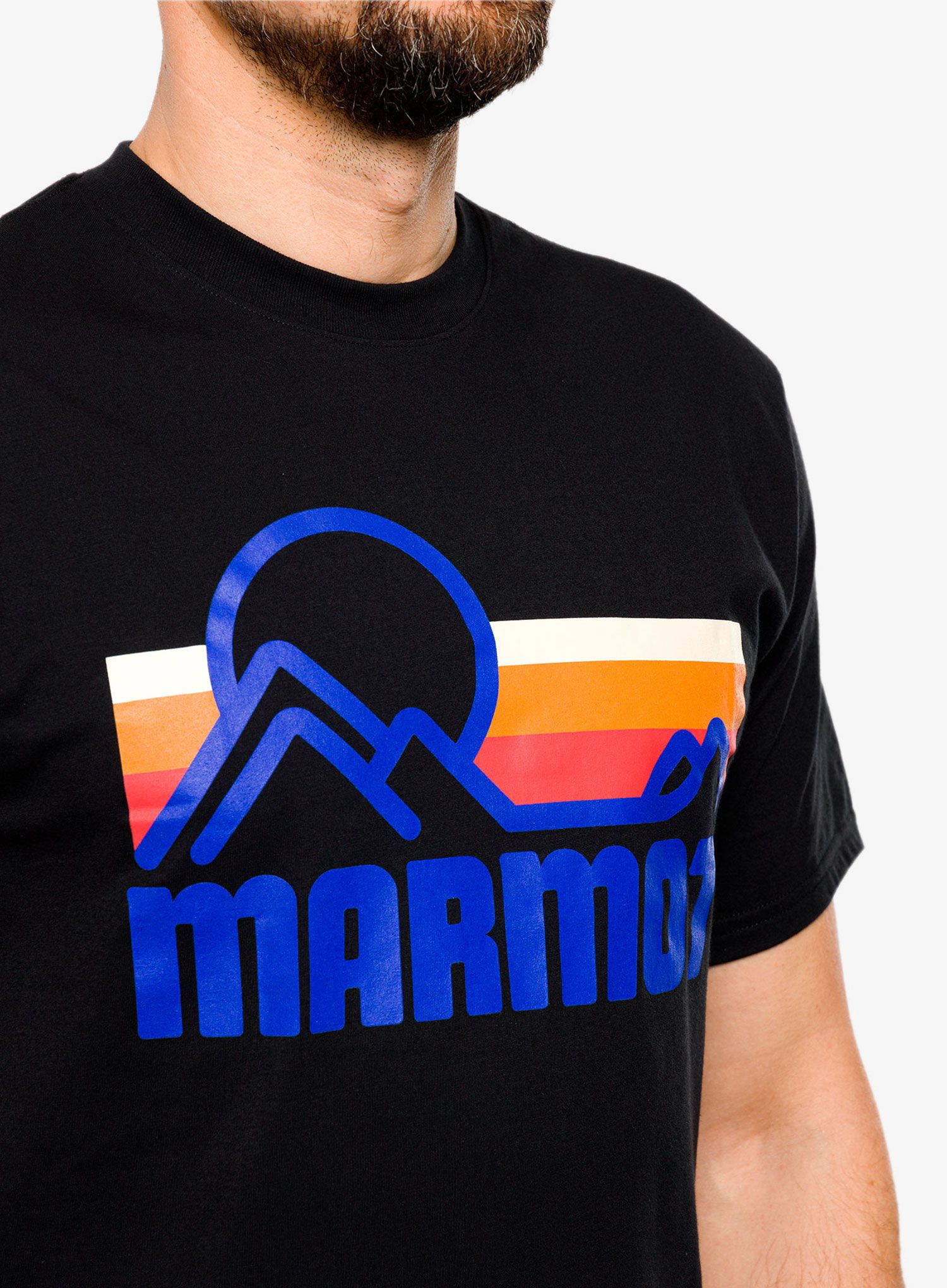 Bavlněné tričko pánské Marmot Coastal Tee SS - black