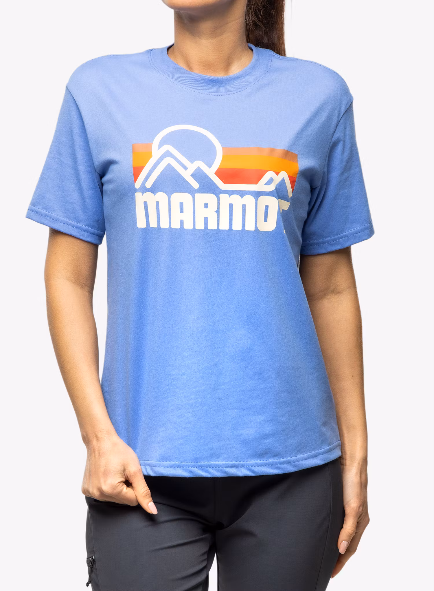 Bavlněné tričko dámské Marmot Coastal Tee SS - gateway blue