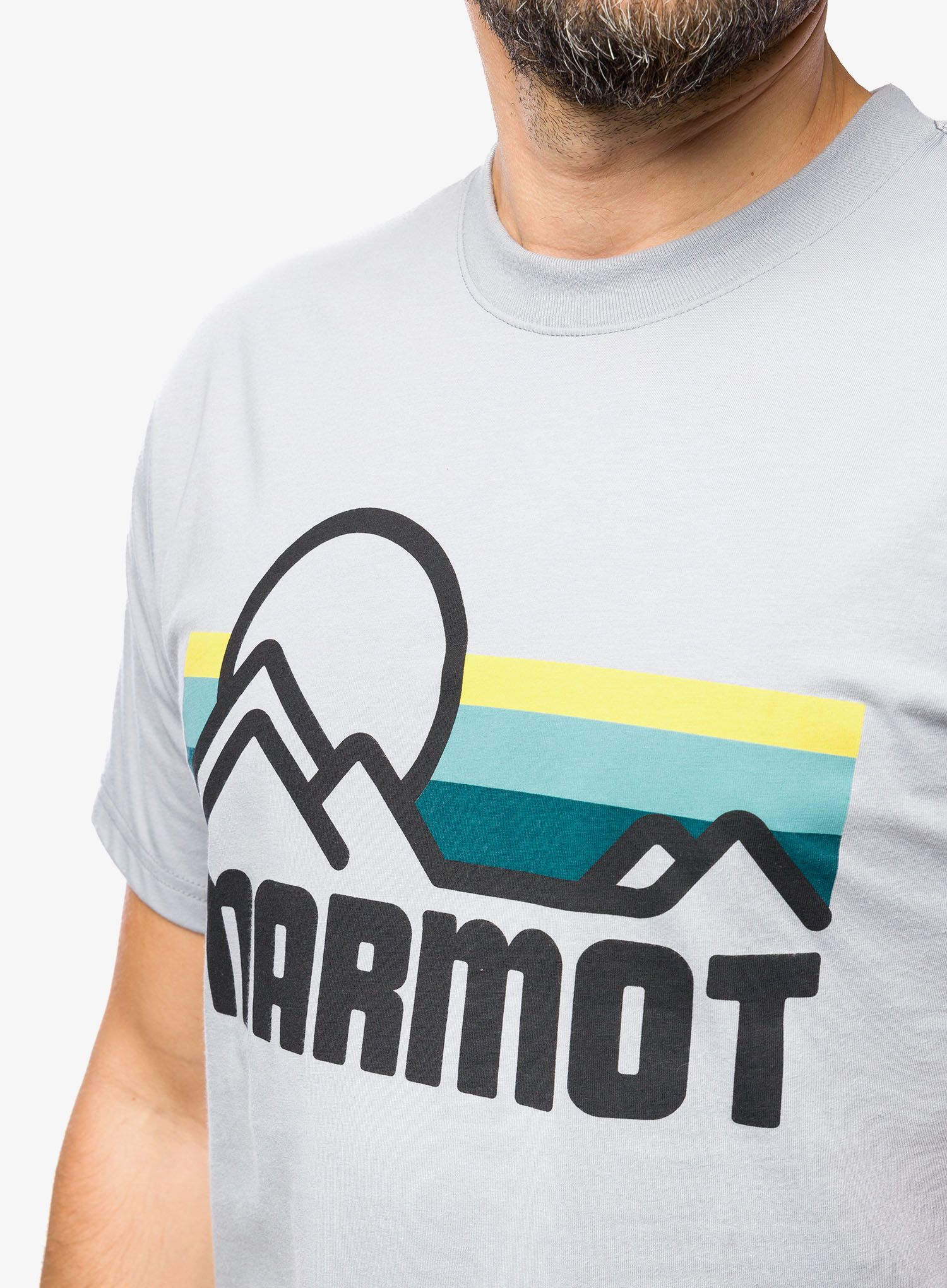 Bavlněné tričko Marmot Coastal Tee SS - sleet