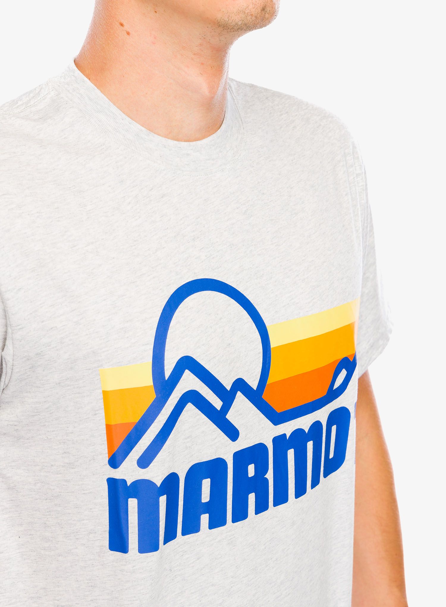 Bavlněné tričko Marmot Coastal Tee SS - light grey heather