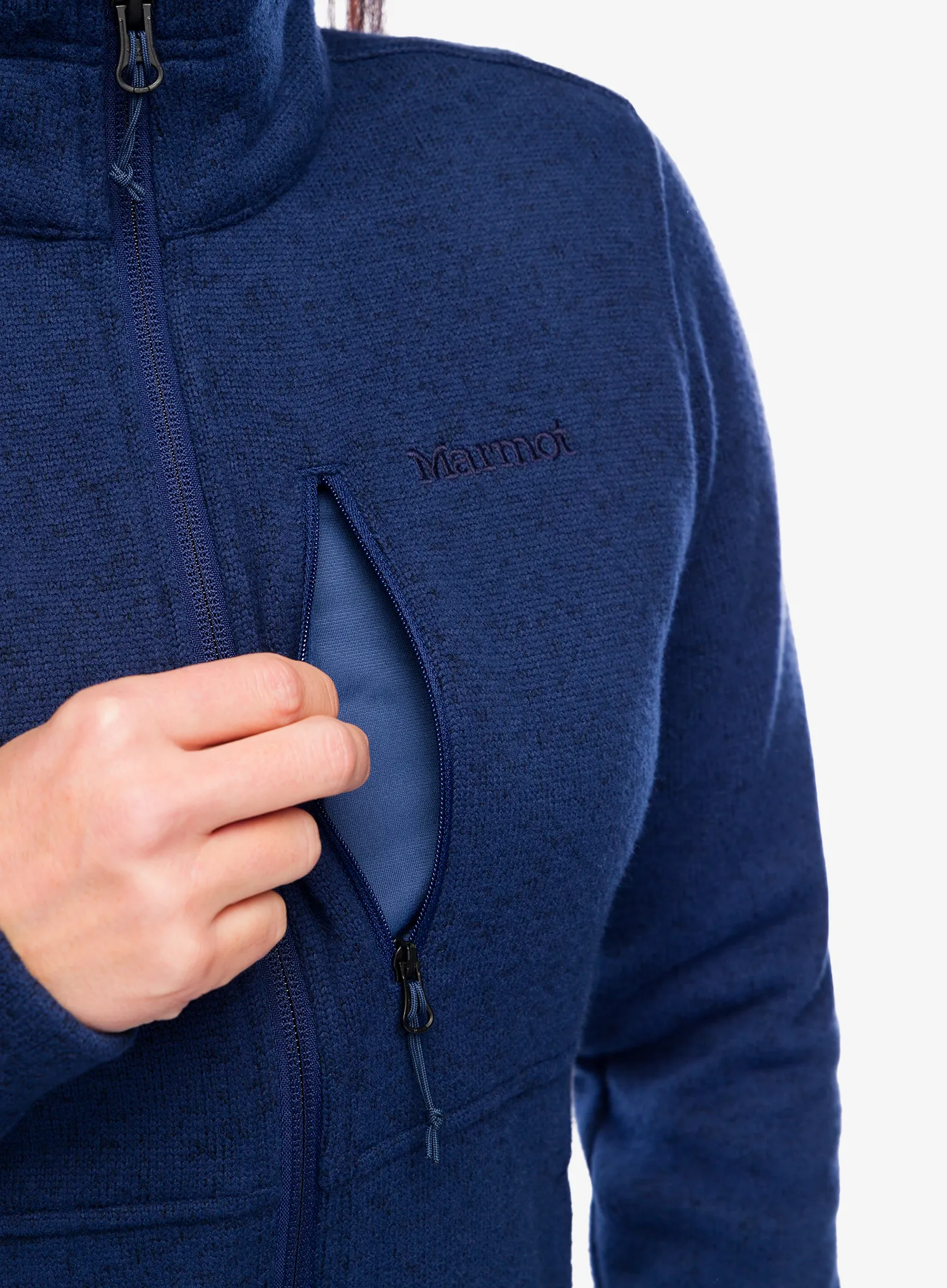 Dámská mikina se zipem Marmot Drop Line Jacket - arctic navy