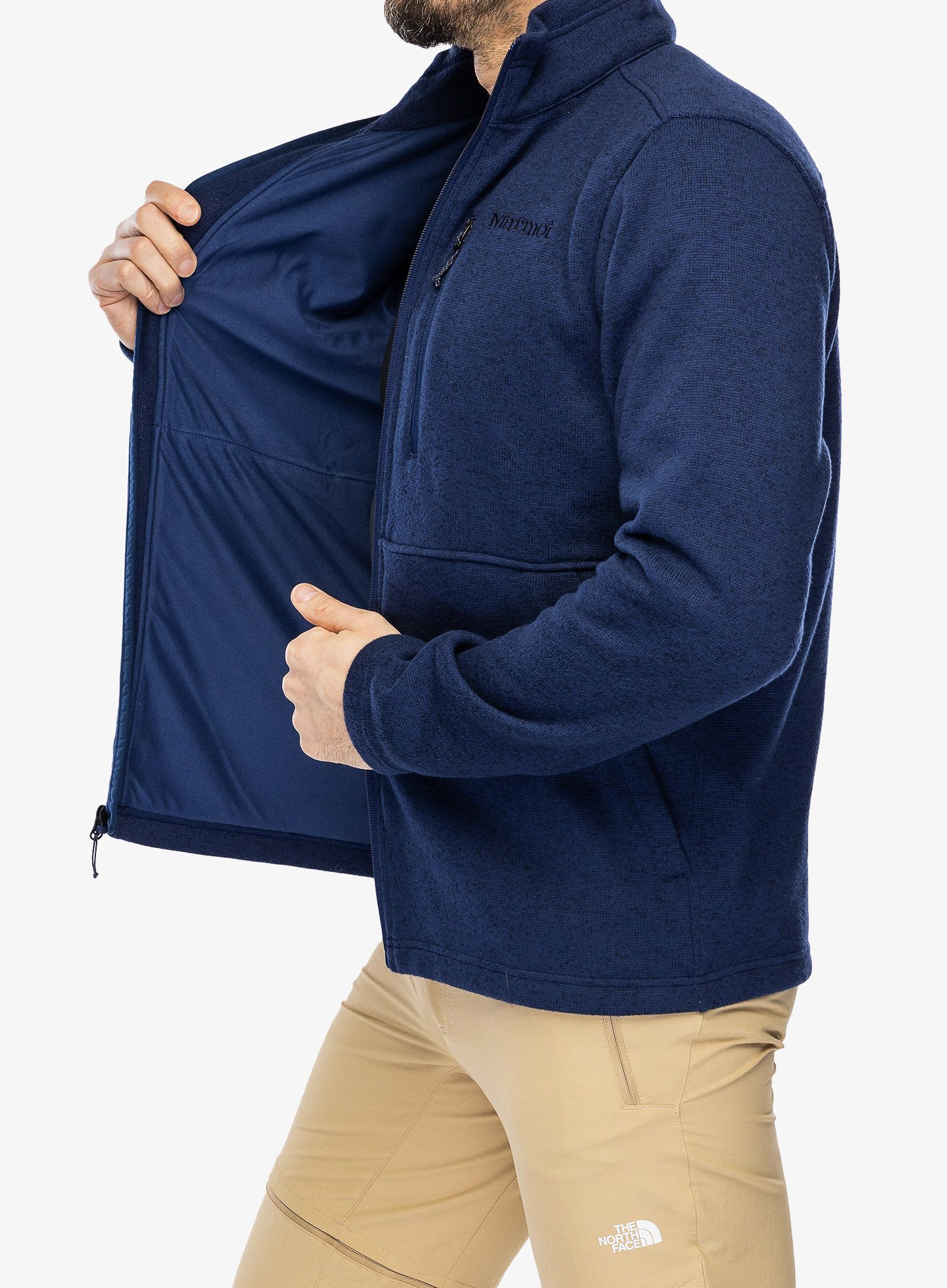 Rozepínací mikina Marmot Drop Line Jacket - arctic navy