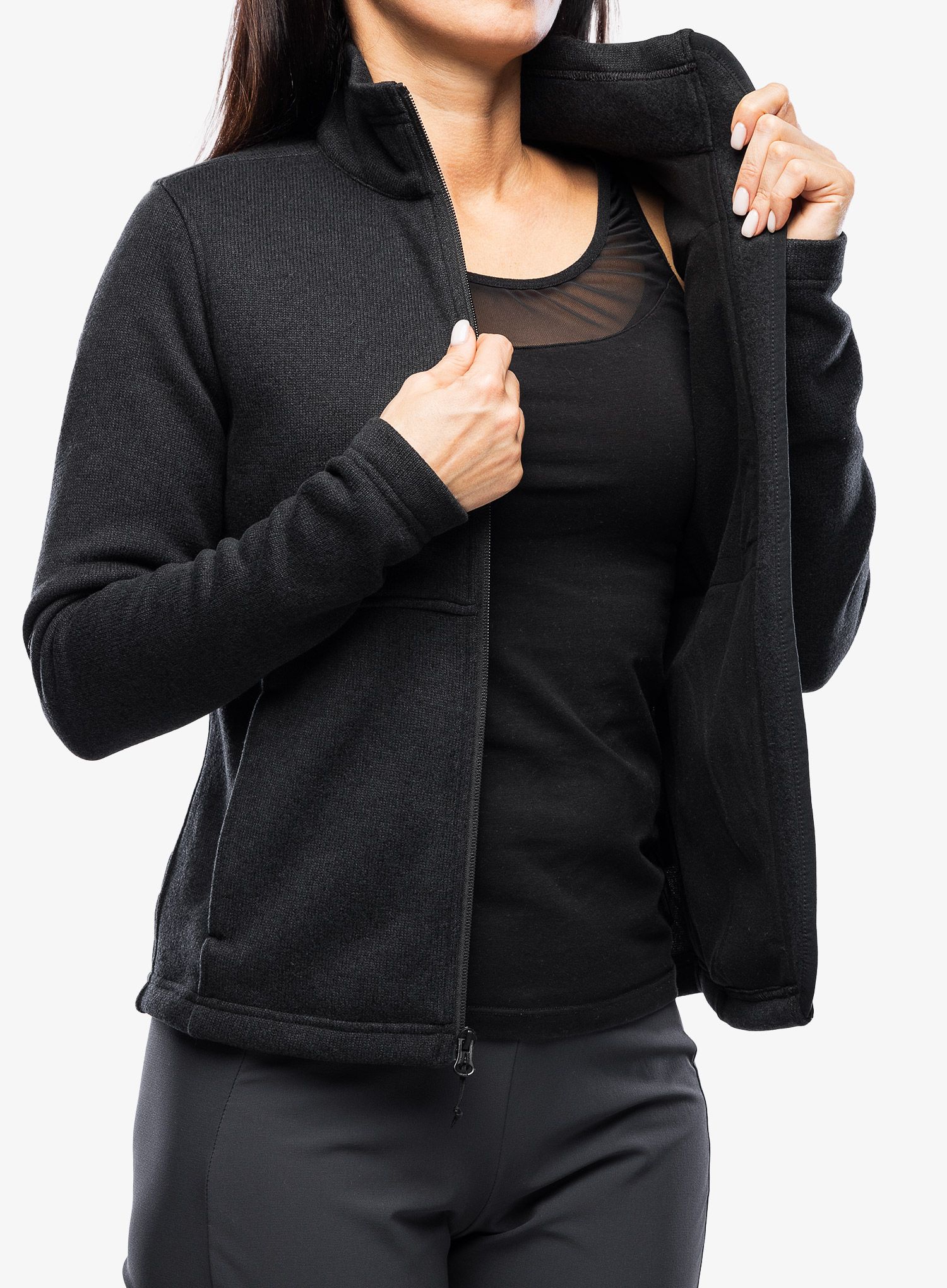 Dámská mikina Marmot Drop Line Jacket - black