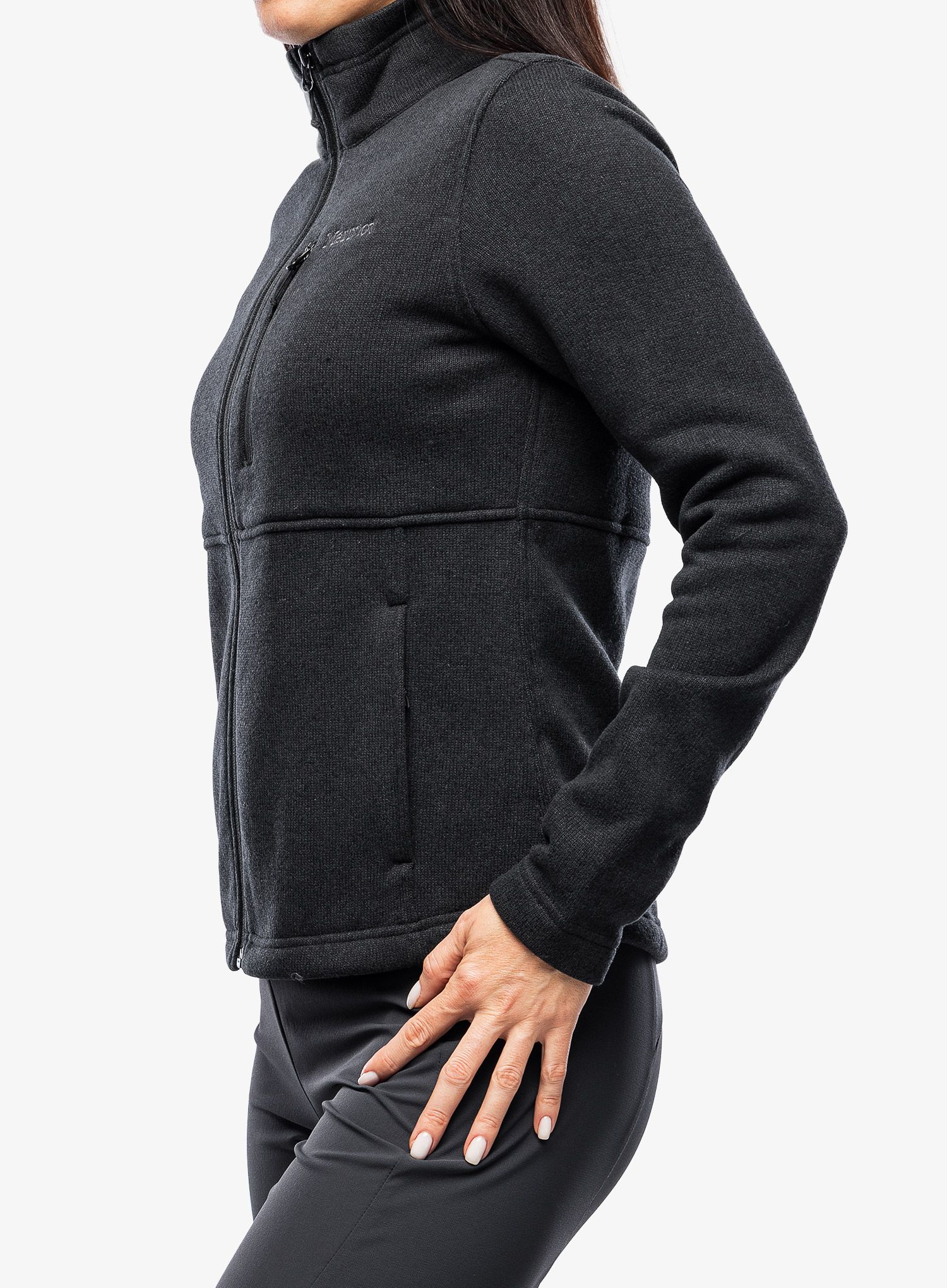 Dámská mikina Marmot Drop Line Jacket - black
