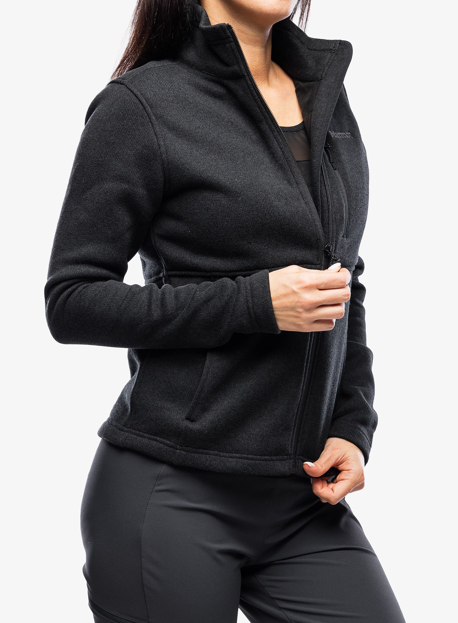 Dámská mikina Marmot Drop Line Jacket - black