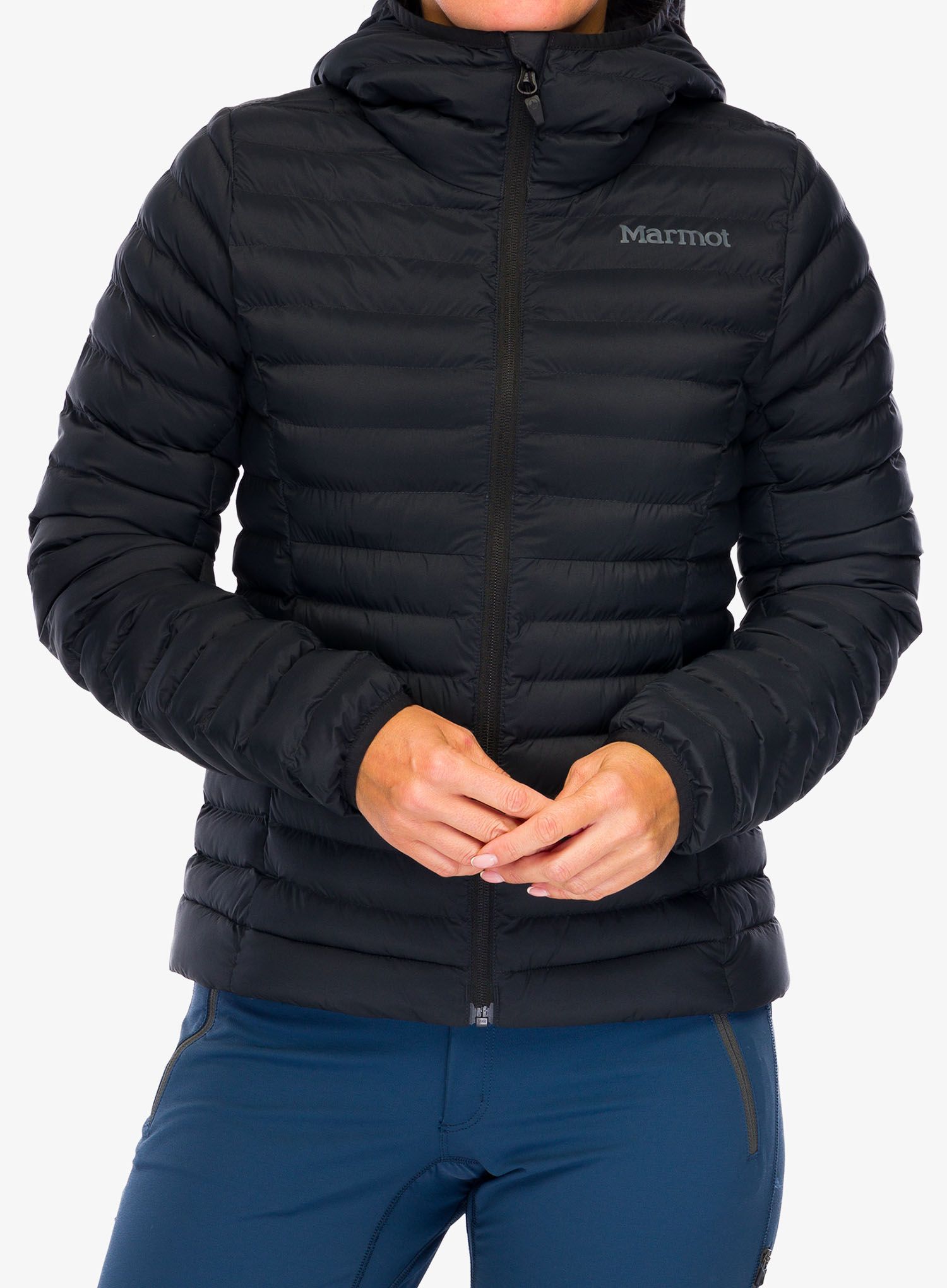 Zateplená bunda dámská Marmot Echo Featherless Hoody - black/black