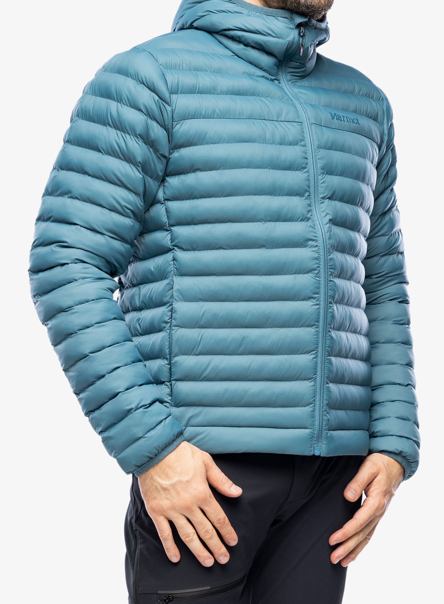 Zateplená bunda Marmot Echo Featherless Hoody - moon river