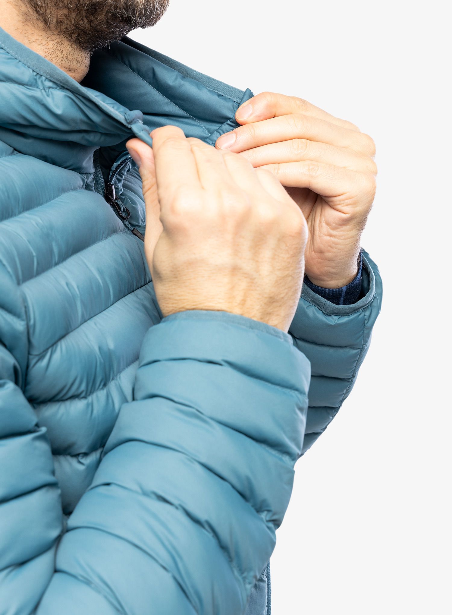 Zateplená bunda Marmot Echo Featherless Hoody - moon river