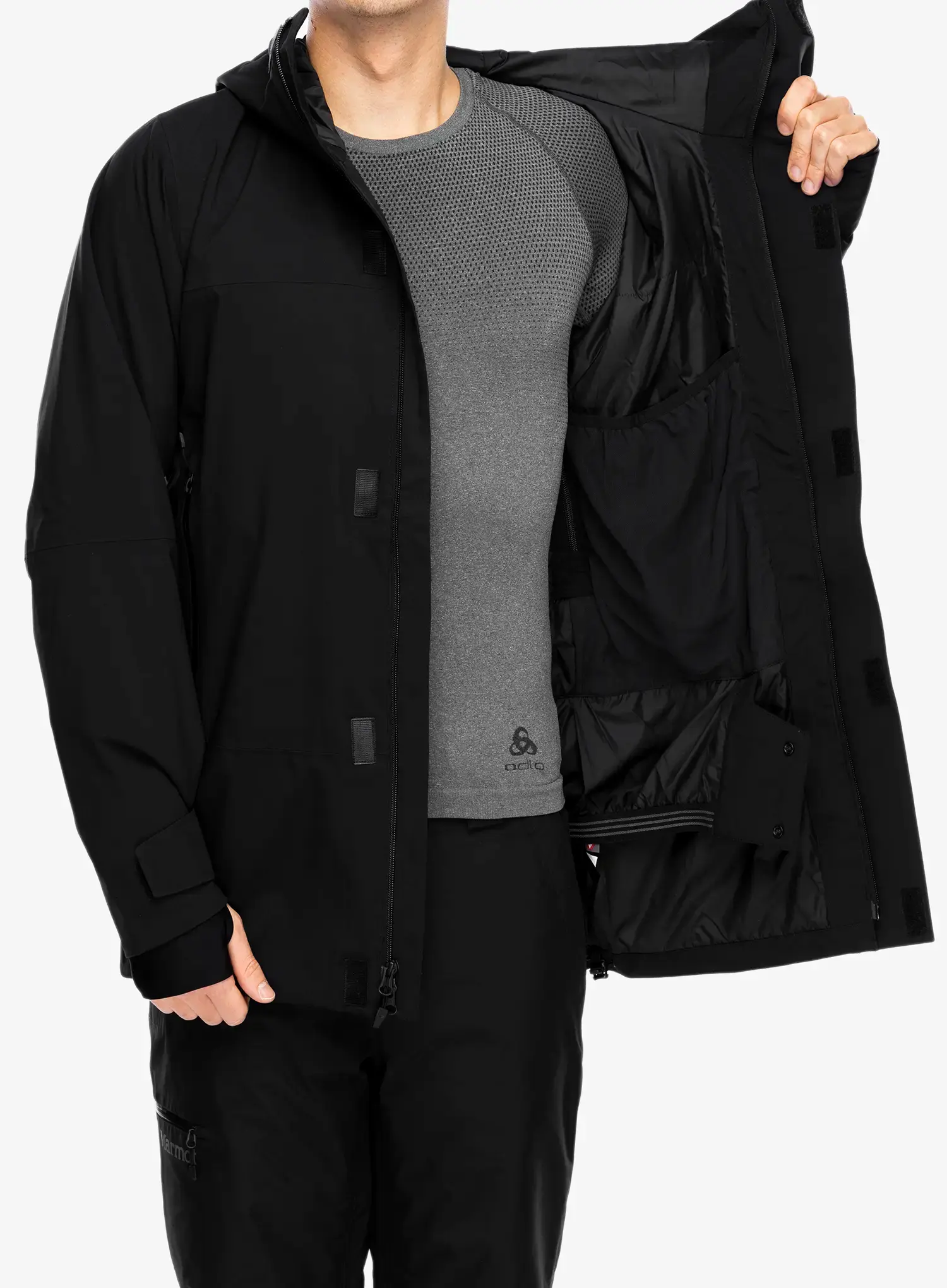 Lyžařská bunda Marmot Elevation Jacket - black/black