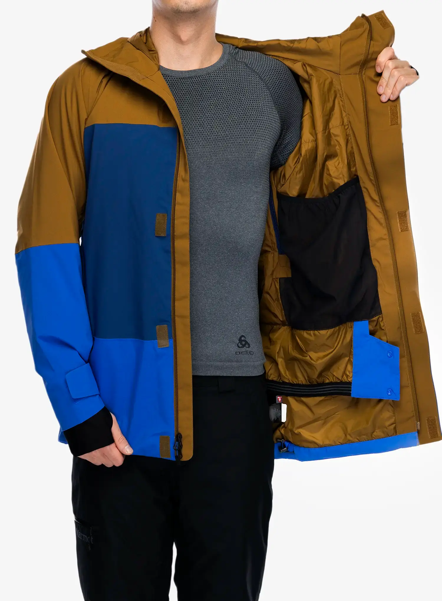 Lyžařská bunda Marmot Elevation Jacket - hazel/twilight blue/trail blue