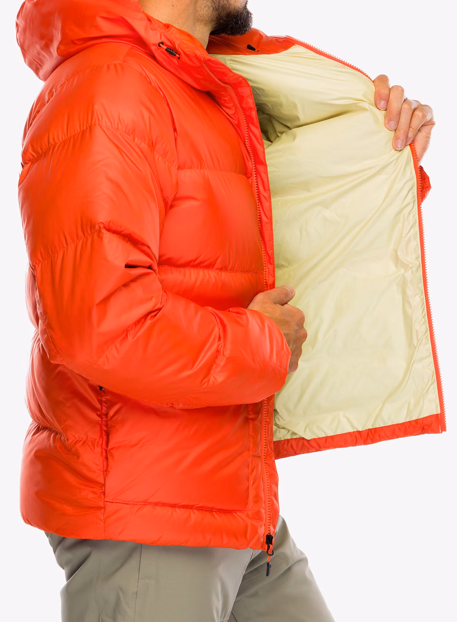 Péřová bunda Marmot Guides Down Hoody - flame