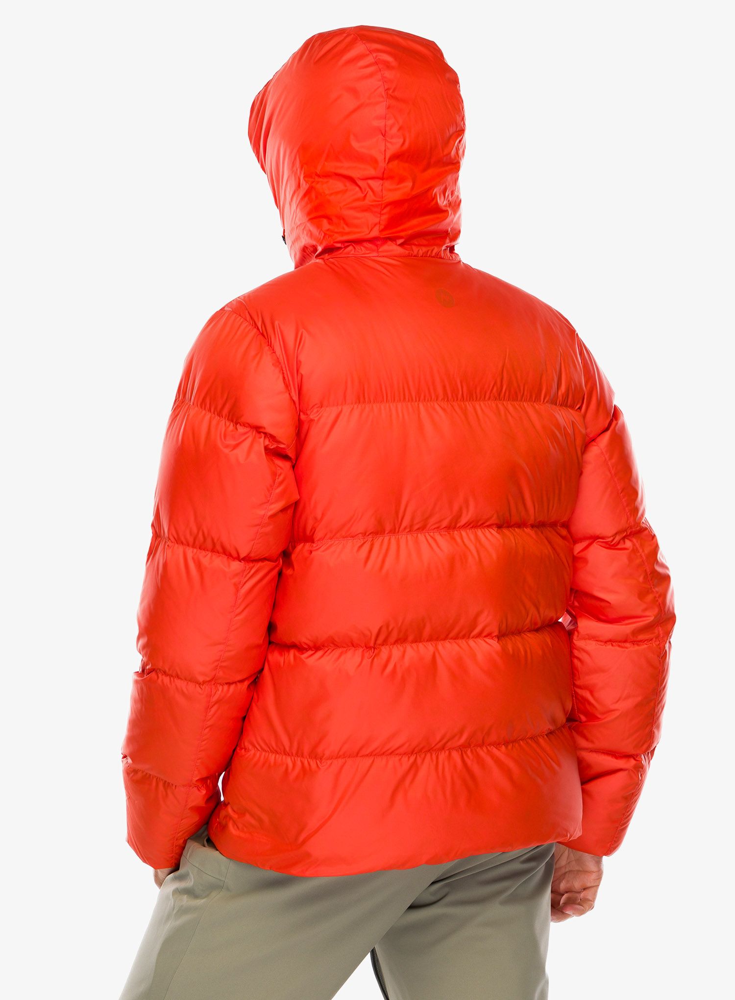 Péřová bunda Marmot Guides Down Hoody - flame