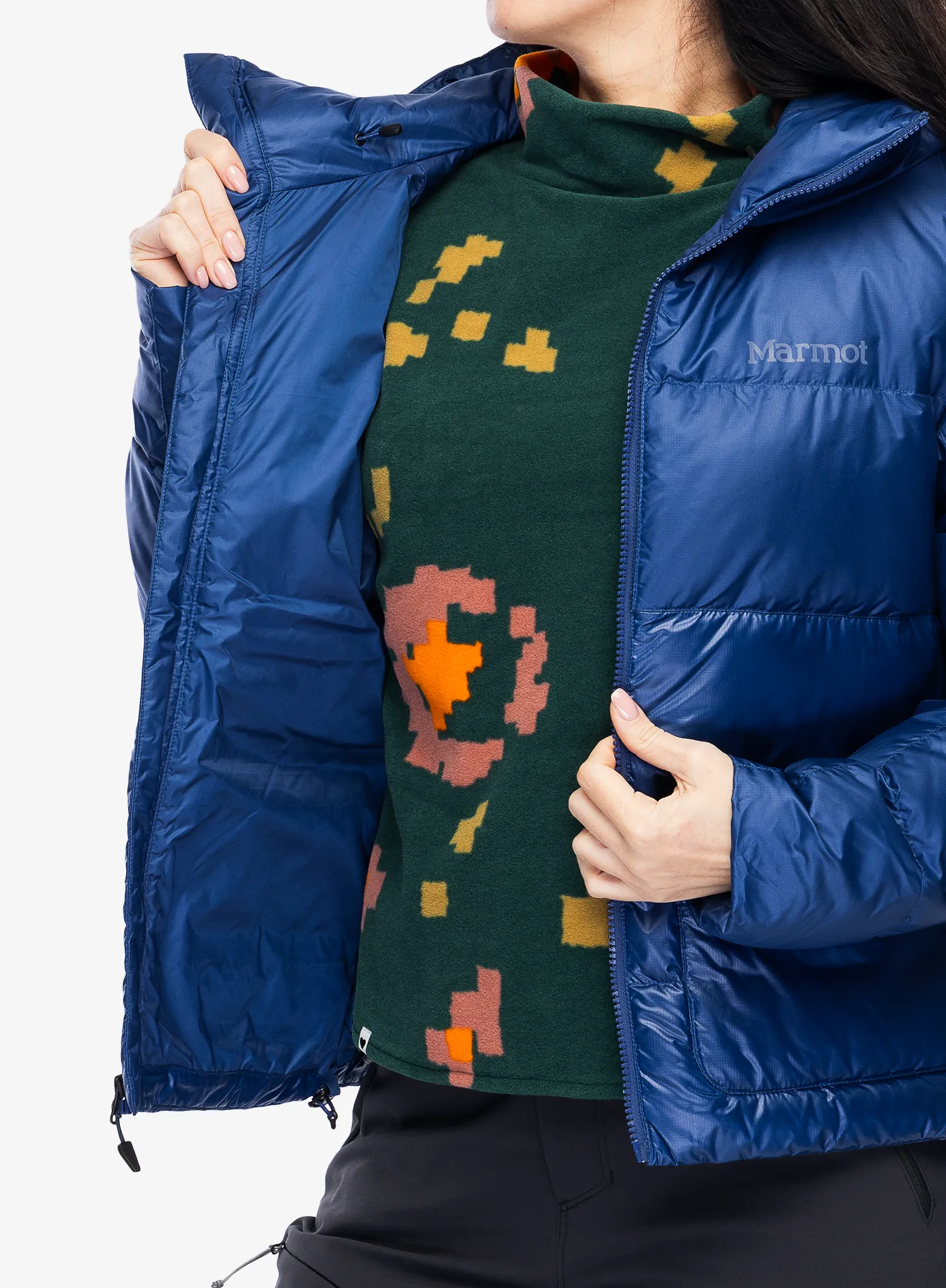 Dámská zimní bunda Marmot Guides Down Hoody - twilight blue
