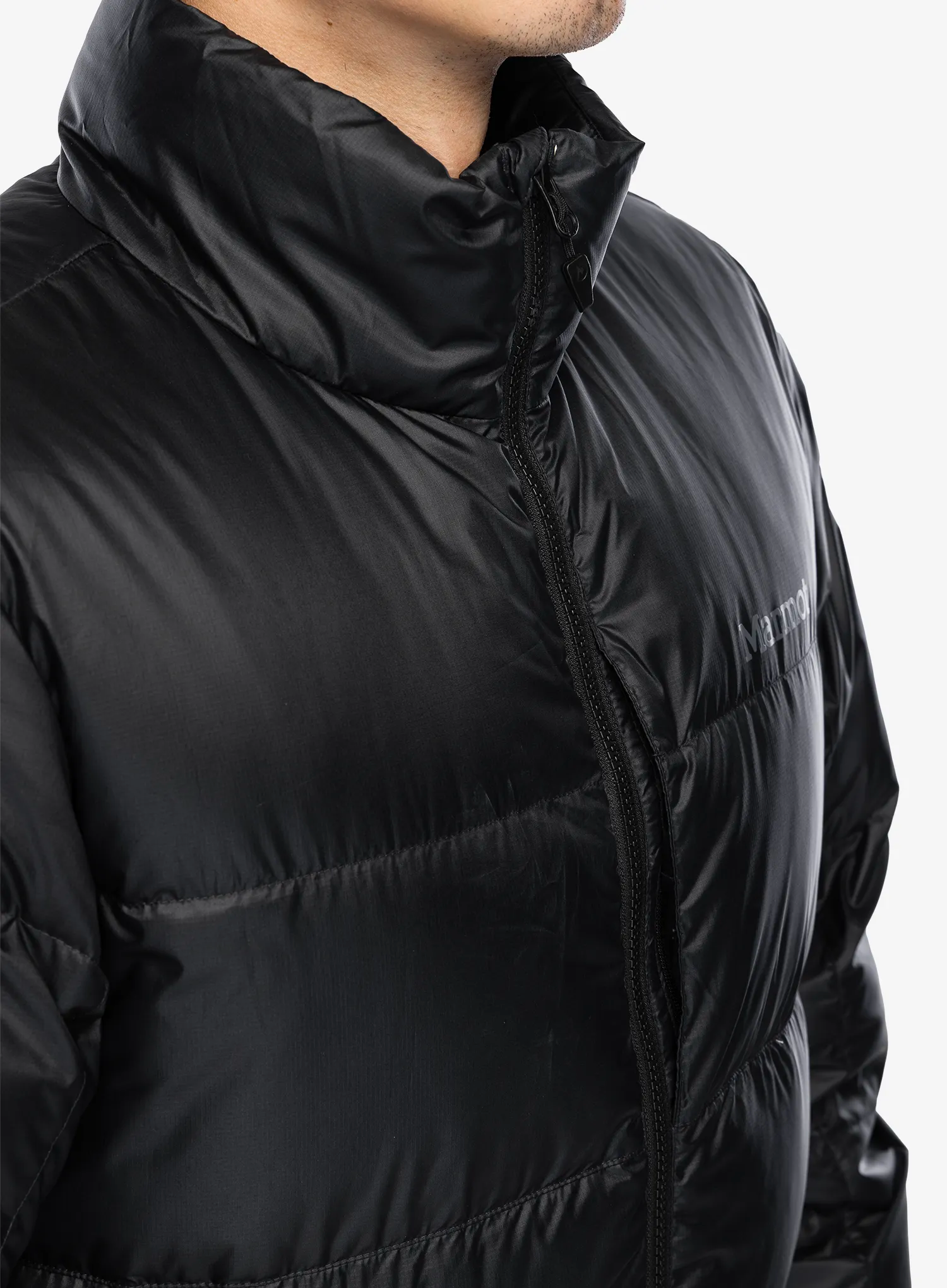 Péřová bunda Marmot Guides Down Jacket - black