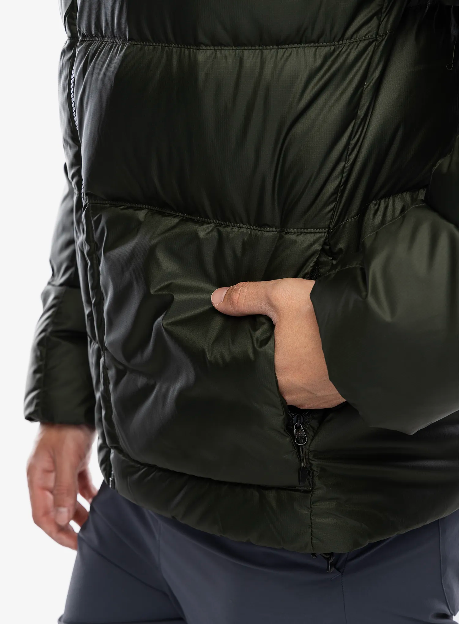 Péřová bunda Marmot Guides Down Jacket - rosin green