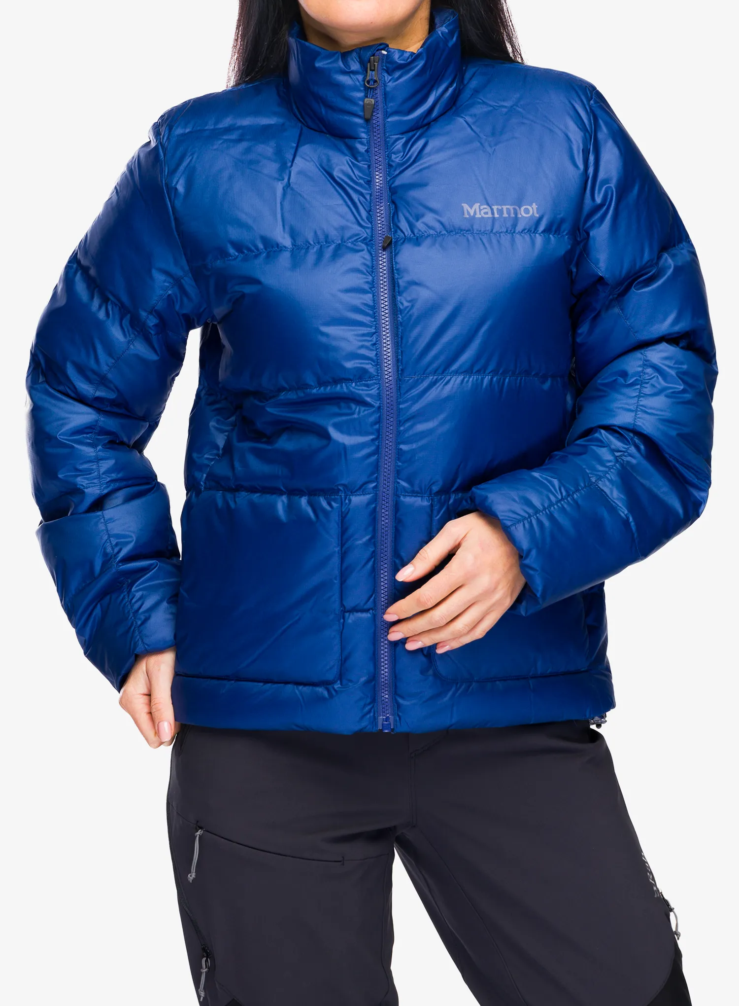 Dámská péřová bunda Marmot Guides Down Jacket - twilight blue