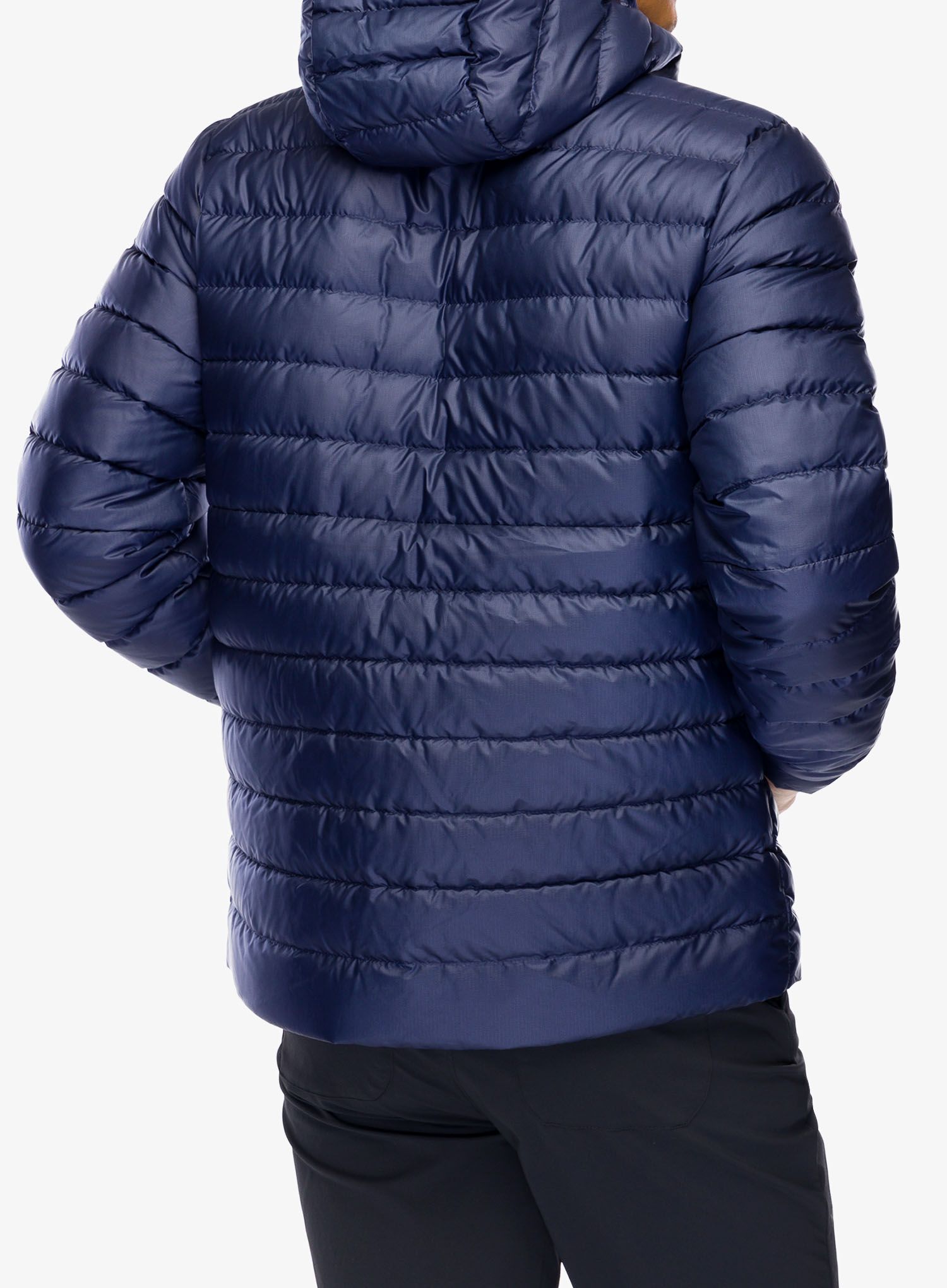 Péřová bunda Marmot Highlander Hoody - arctic navy