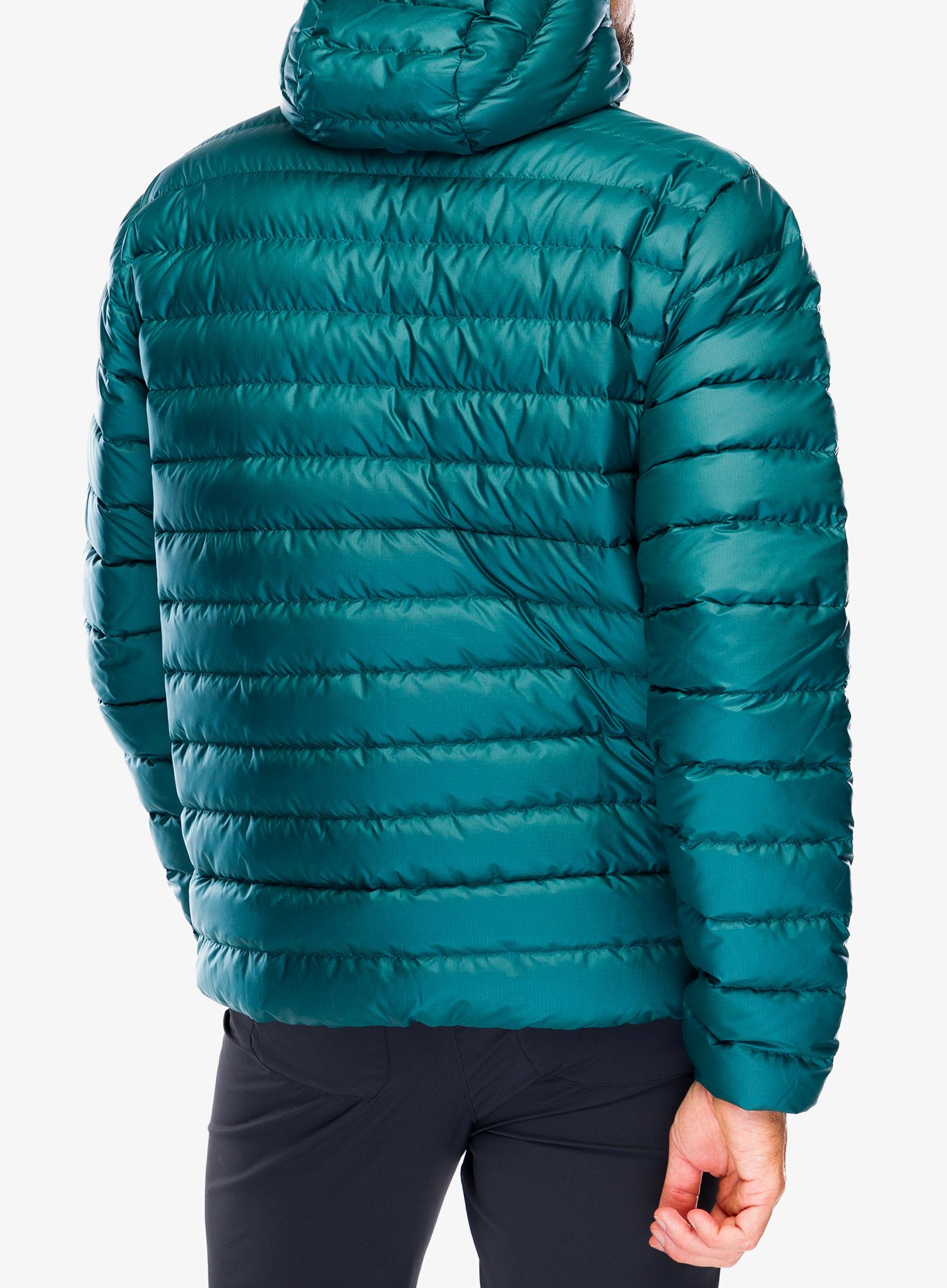 Péřová bunda Marmot Highlander Hoody - dark jungle