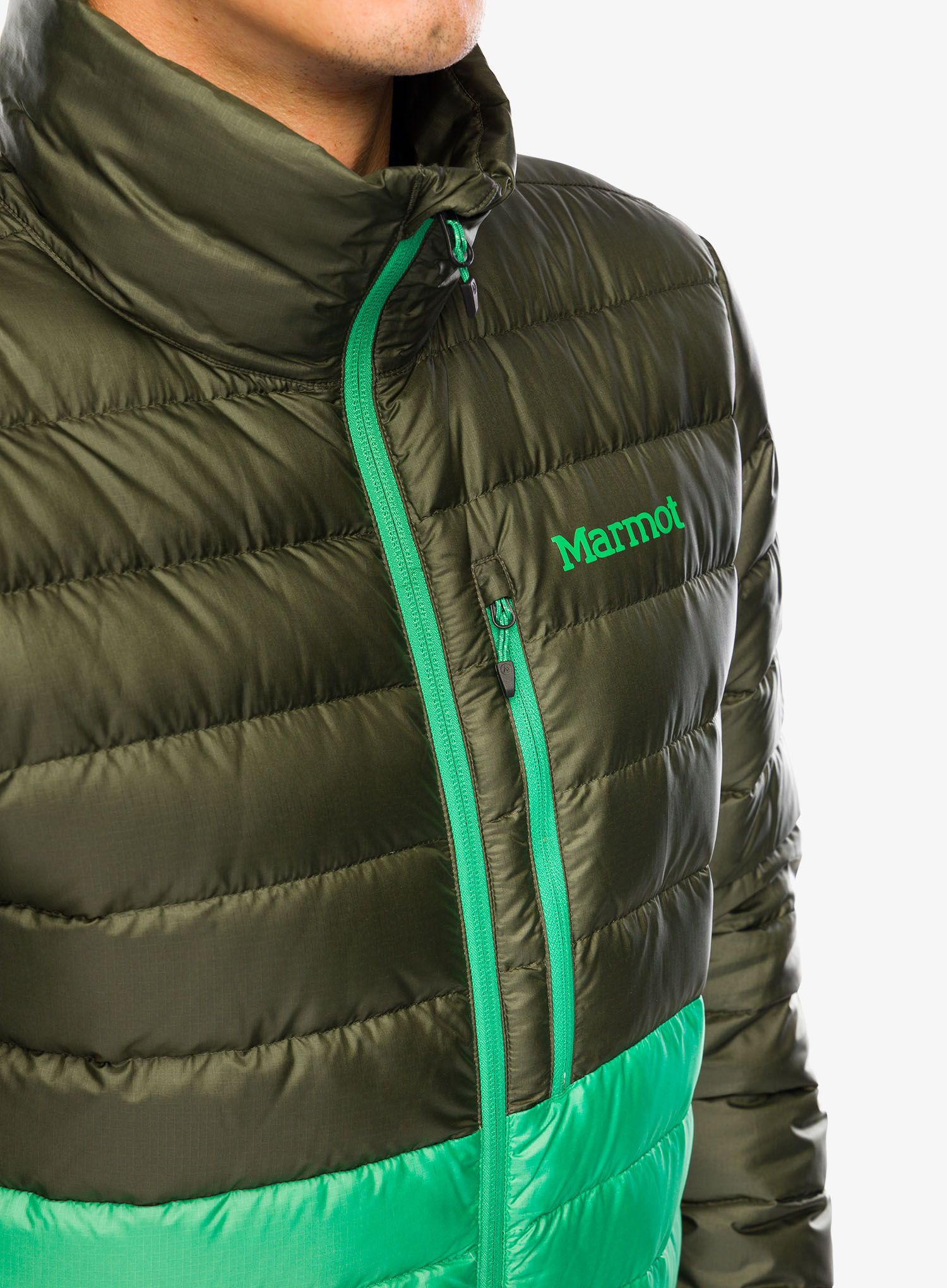 Zimní bunda Marmot Highlander Jacket - rosin green/clover