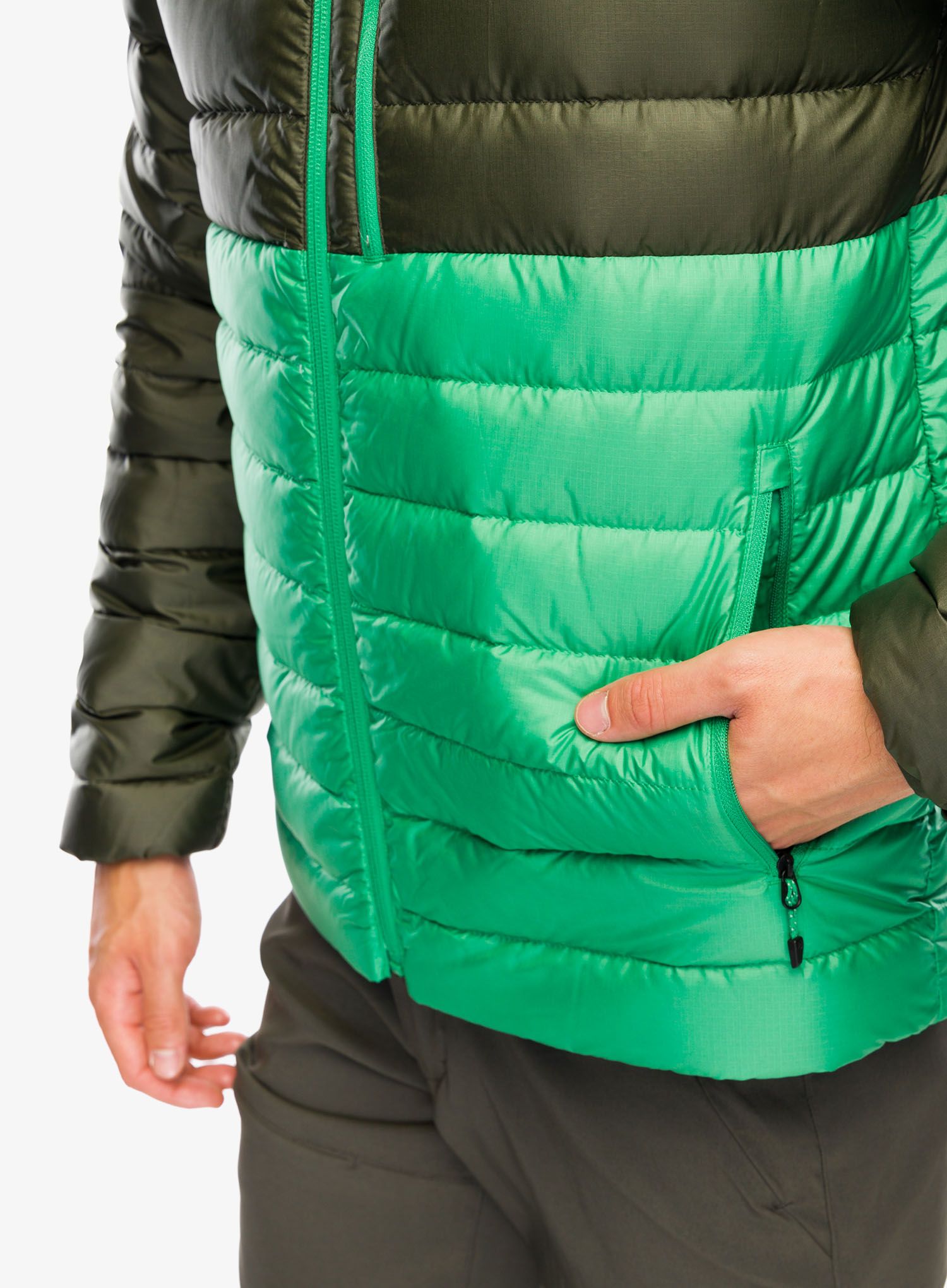 Zimní bunda Marmot Highlander Jacket - rosin green/clover