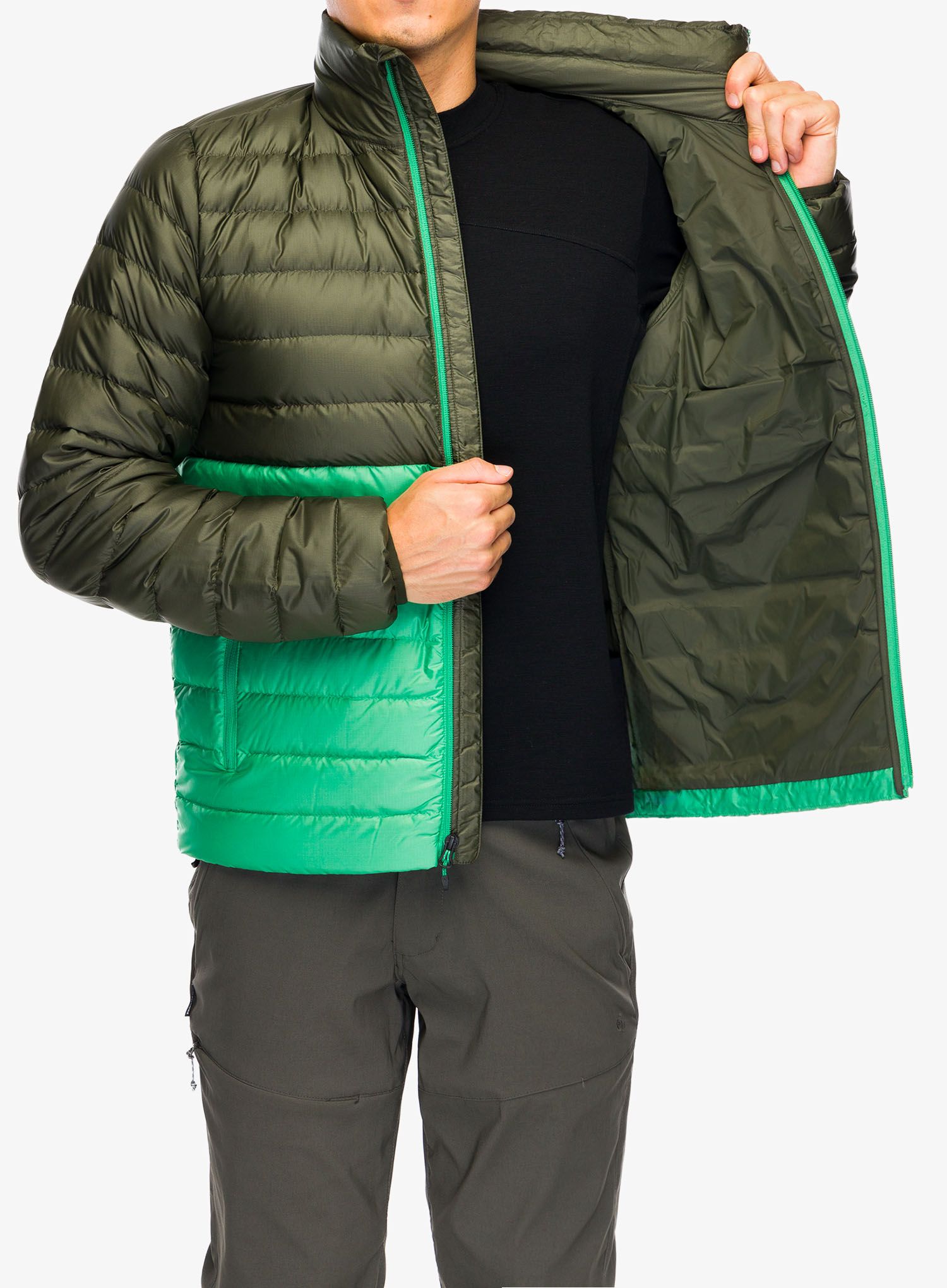Zimní bunda Marmot Highlander Jacket - rosin green/clover