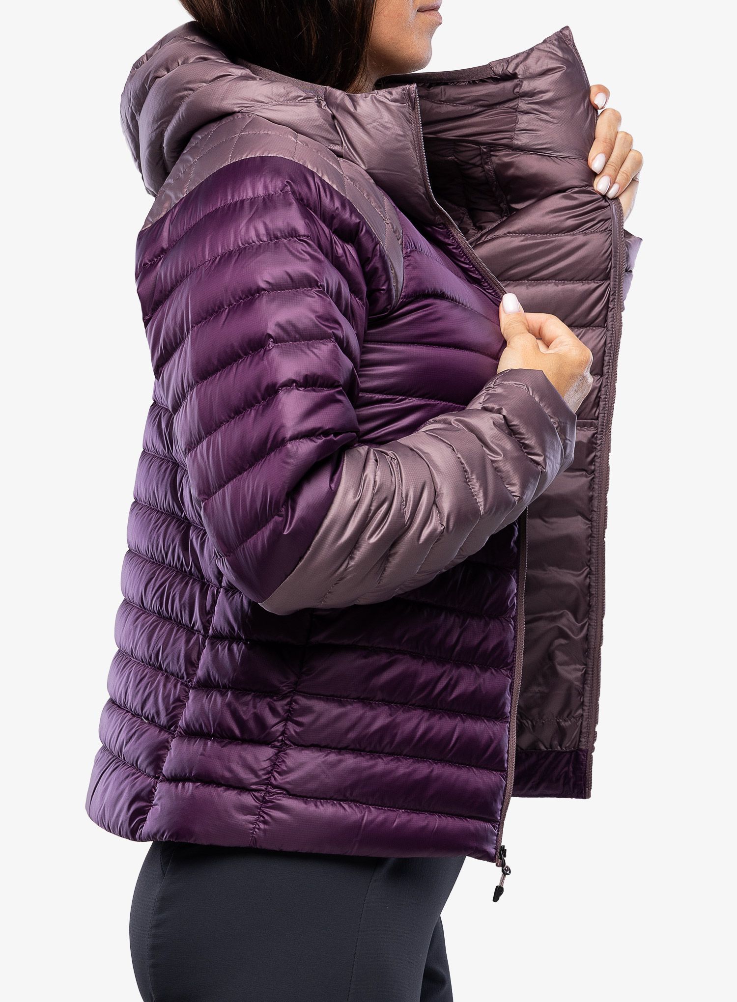 Dámská péřová bunda Marmot Hype Down Hoody - hazy purple/purple fig