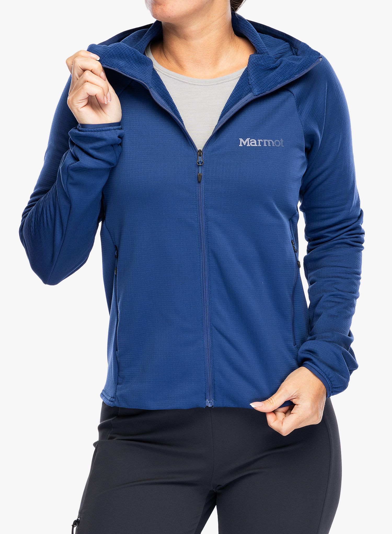 Dámská mikina se zipem Marmot Leconte Fleece Hoody - twilight blue