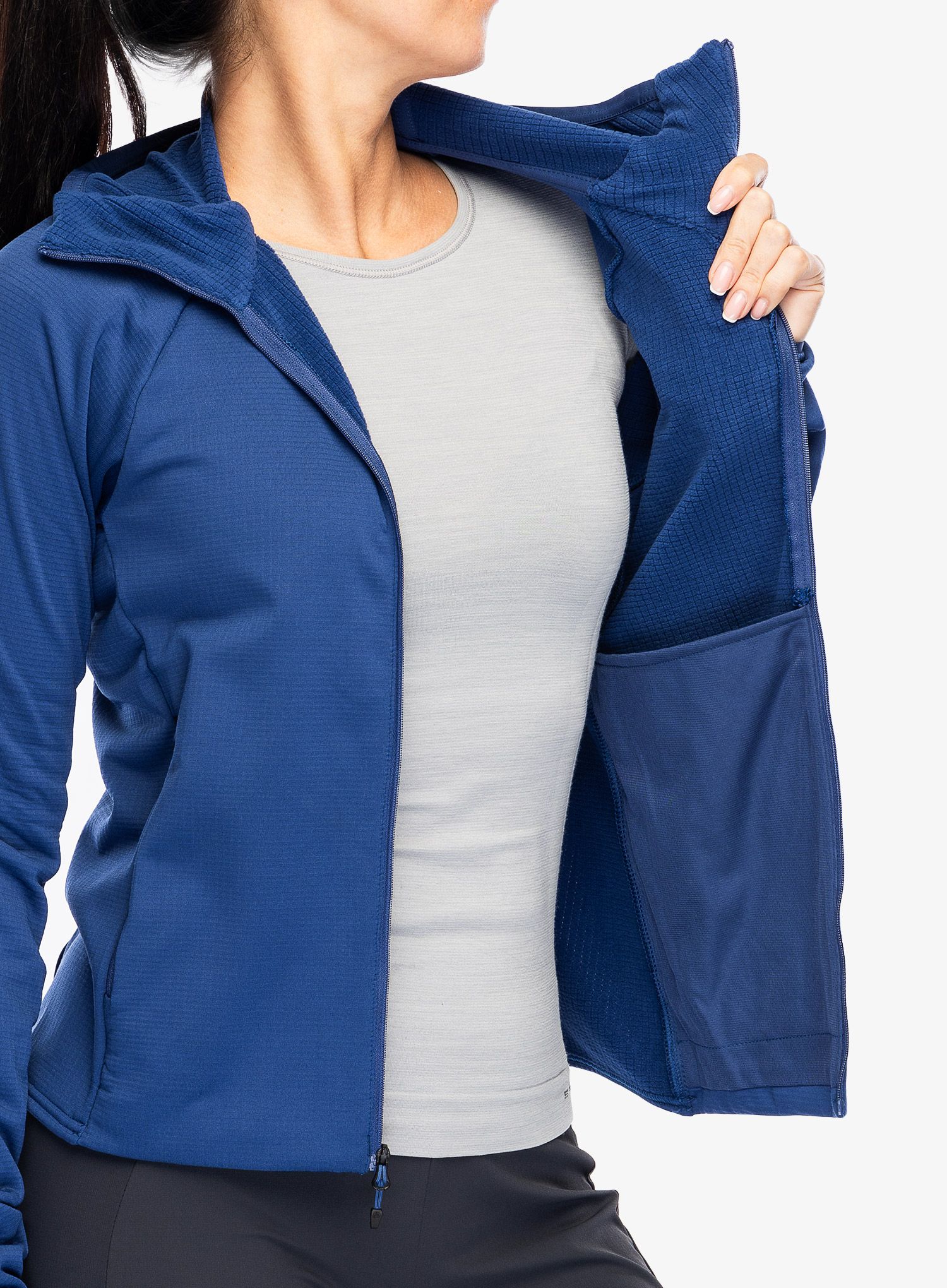 Dámská mikina se zipem Marmot Leconte Fleece Hoody - twilight blue