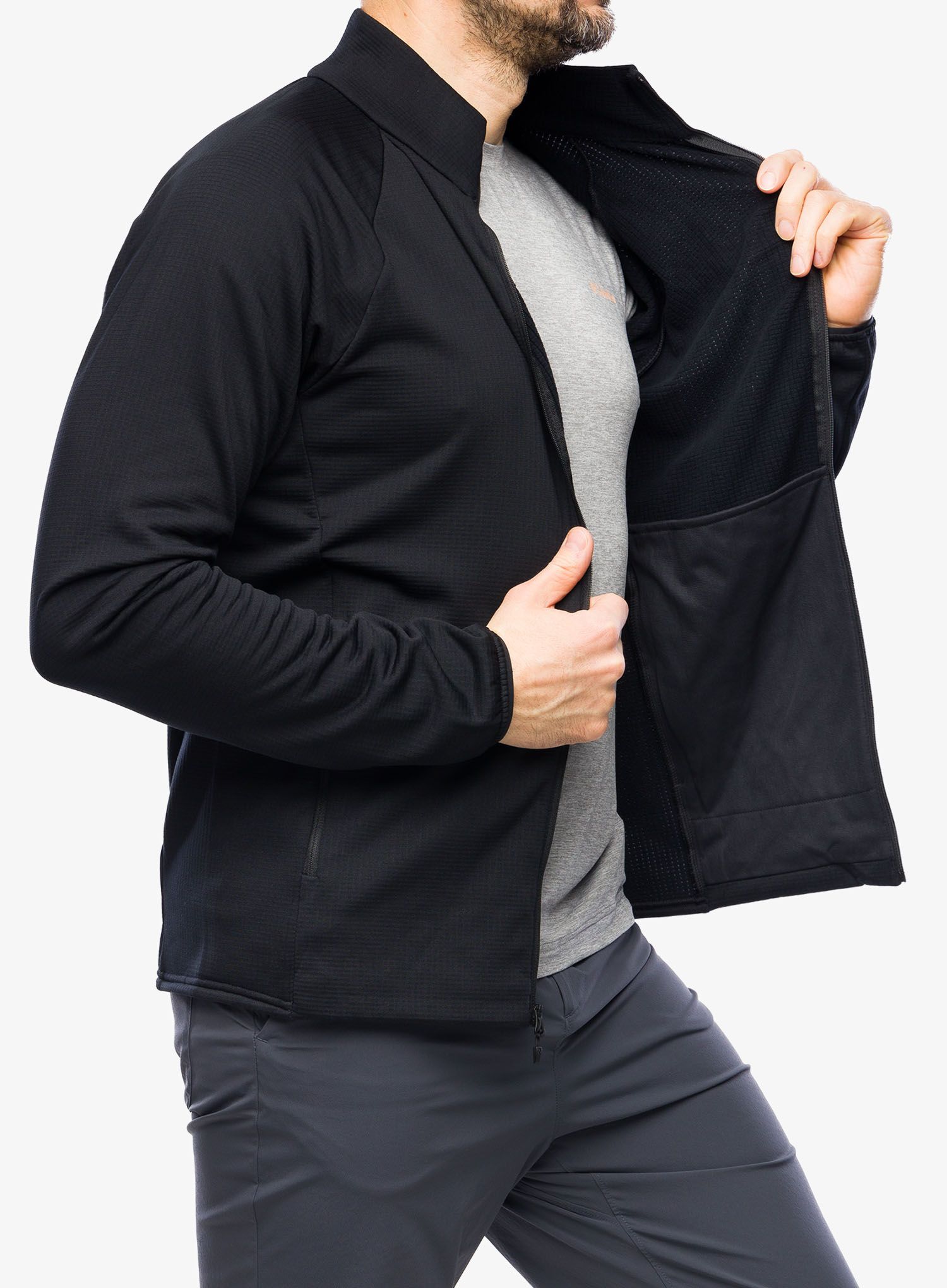 Fleece mikina Marmot Leconte Fleece Jacket - black