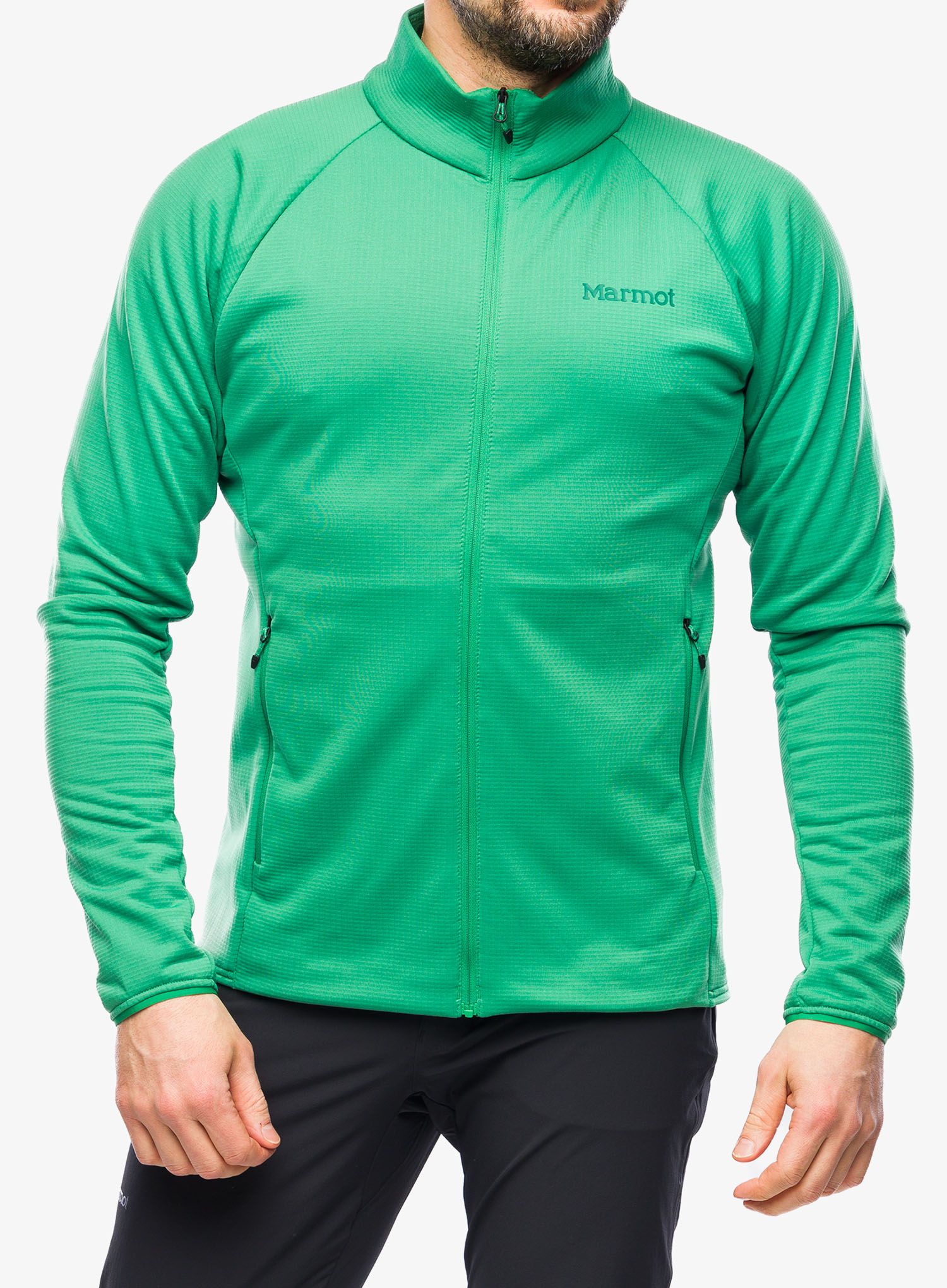 Rozepínací mikina Marmot Leconte Fleece Jacket - clover