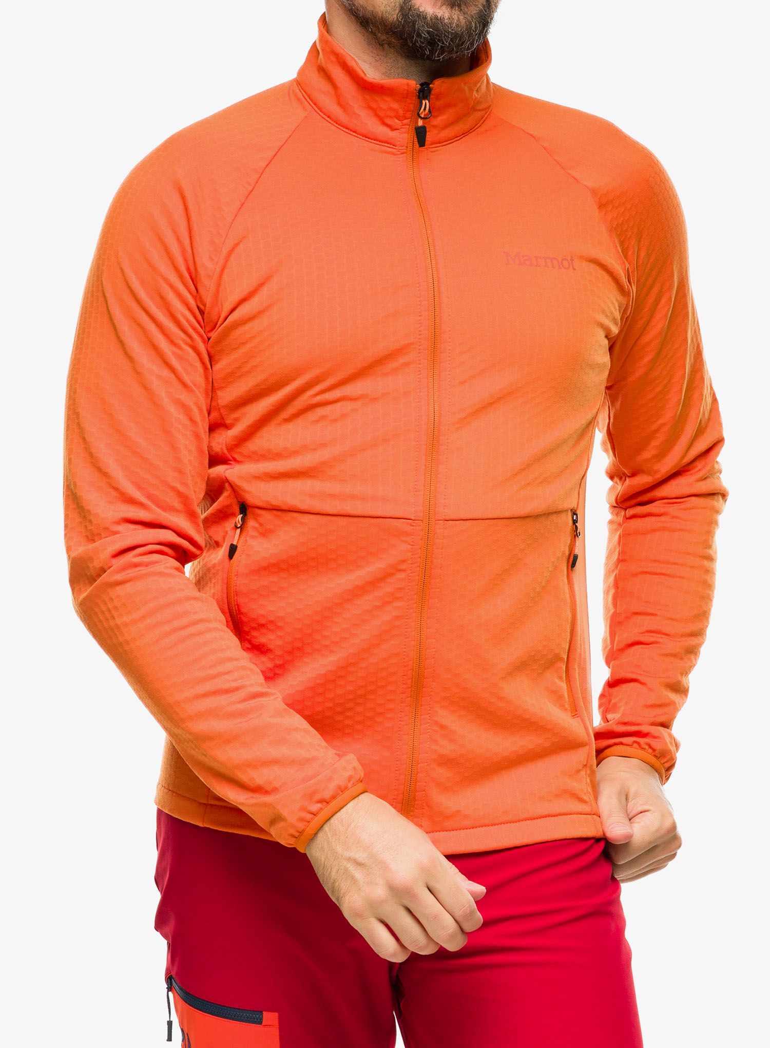 Fleece mikina Marmot Leconte Fleece Jacket - tangelo