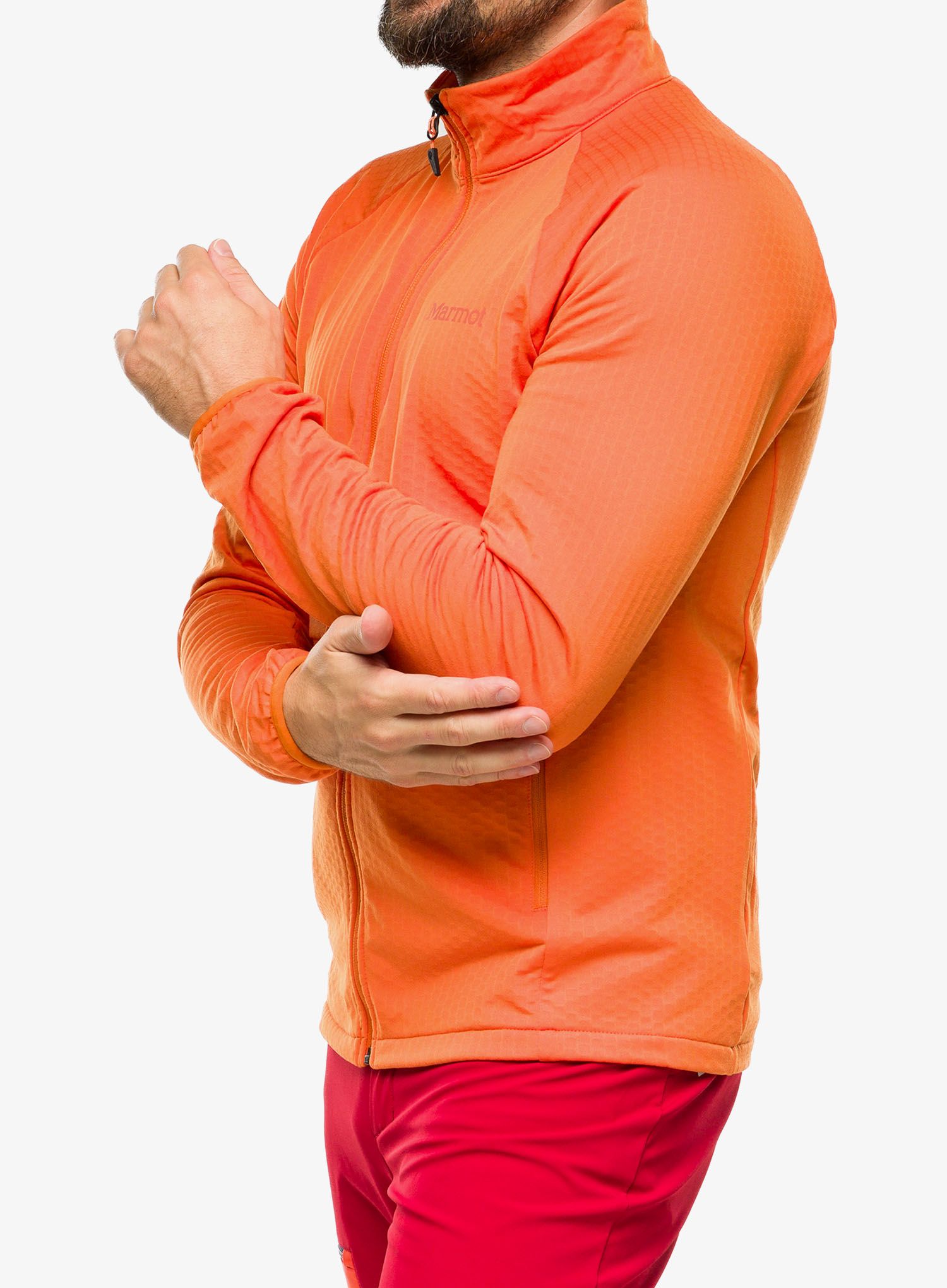 Fleece mikina Marmot Leconte Fleece Jacket - tangelo