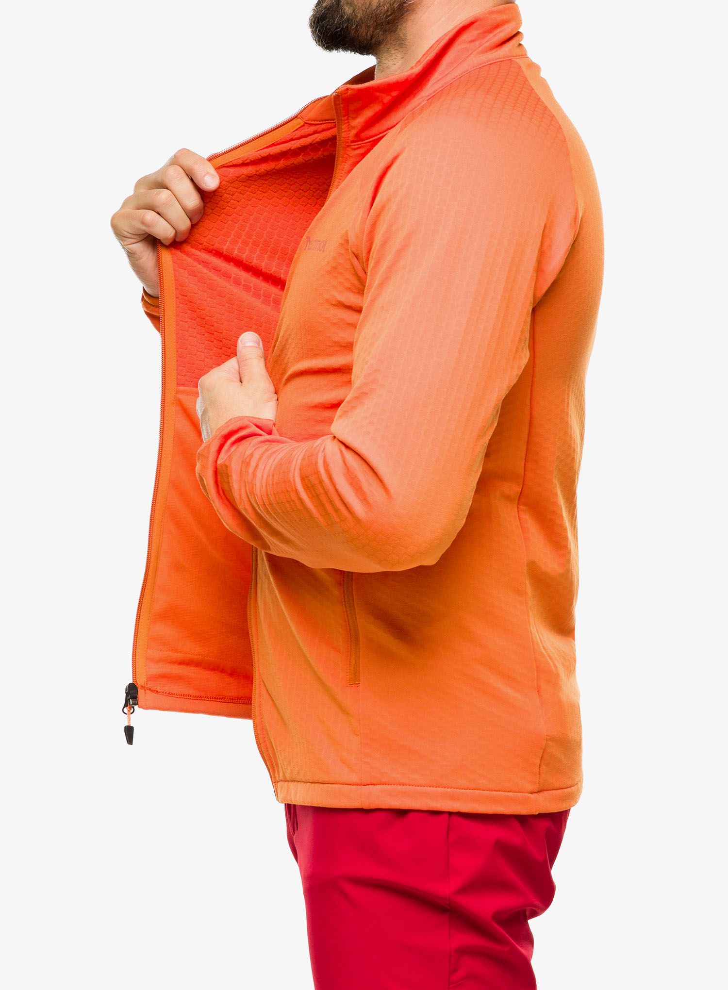 Fleece mikina Marmot Leconte Fleece Jacket - tangelo