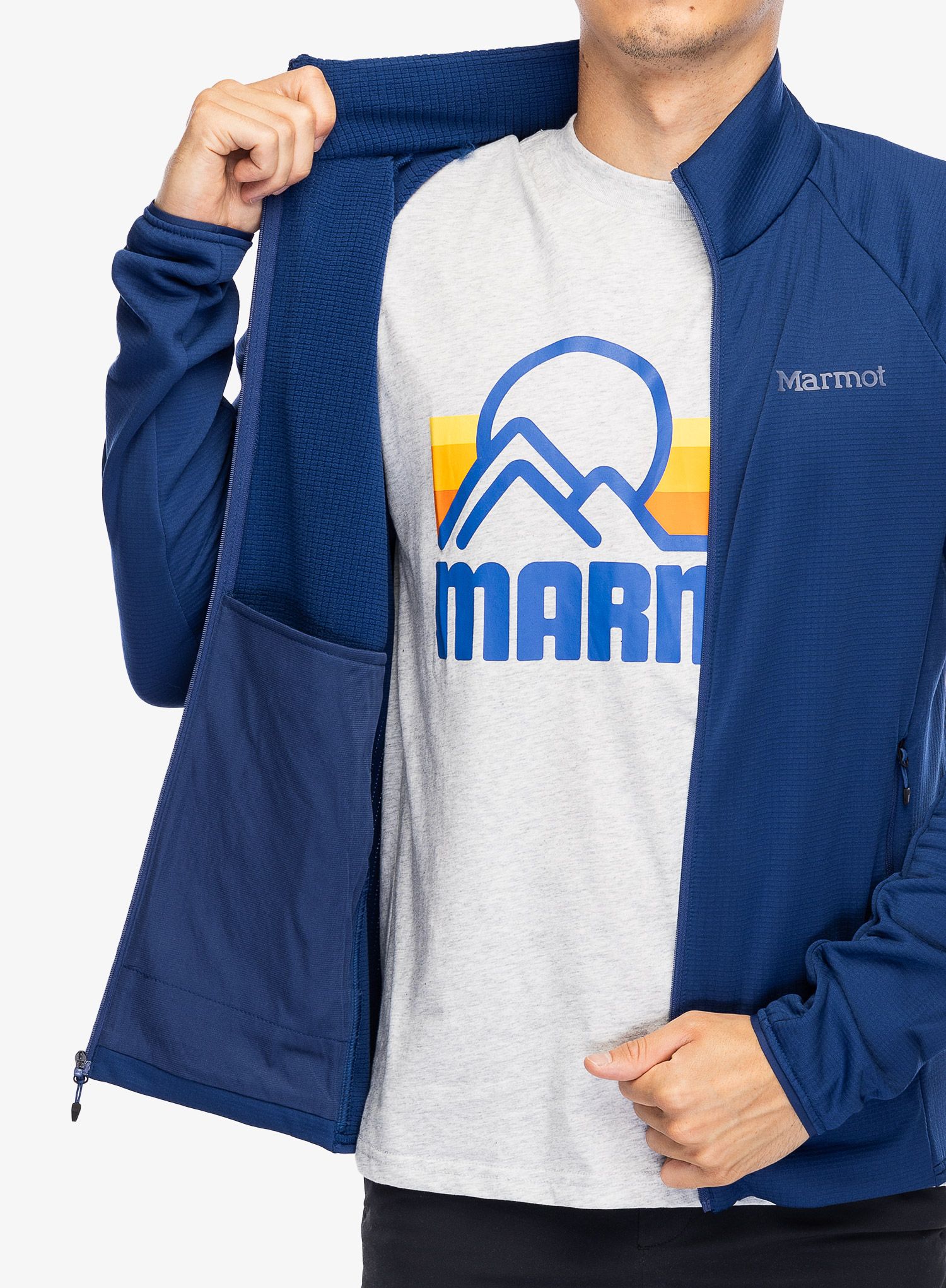 Fleece mikina Marmot Leconte Fleece Jacket - twilight blue