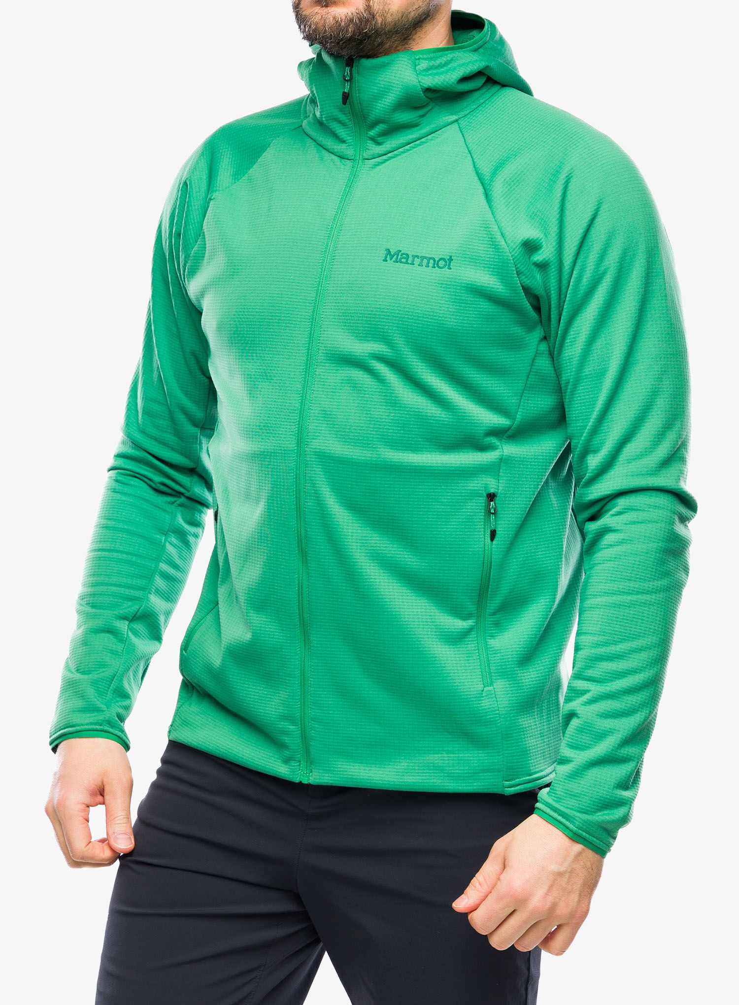 Fleece mikina Marmot Leconte Full Zip Hoody - clover