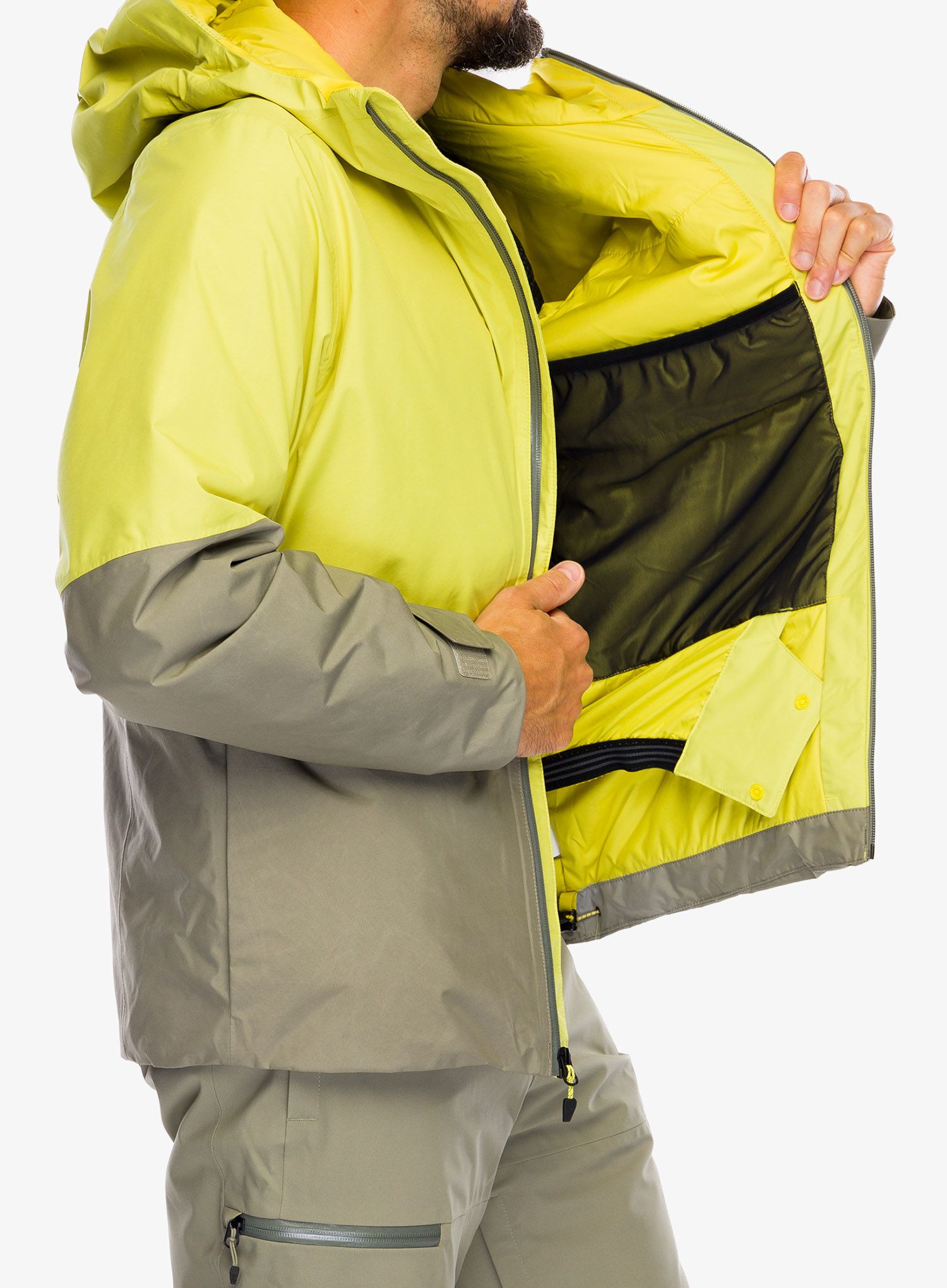 GORE TEX bunda Marmot Lightray GORE-TEX Jacket - limelight/vetiver