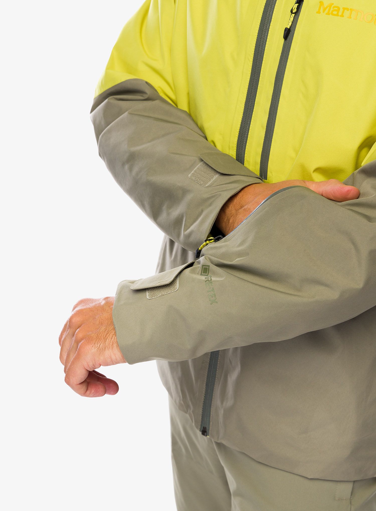 GORE TEX bunda Marmot Lightray GORE-TEX Jacket - limelight/vetiver
