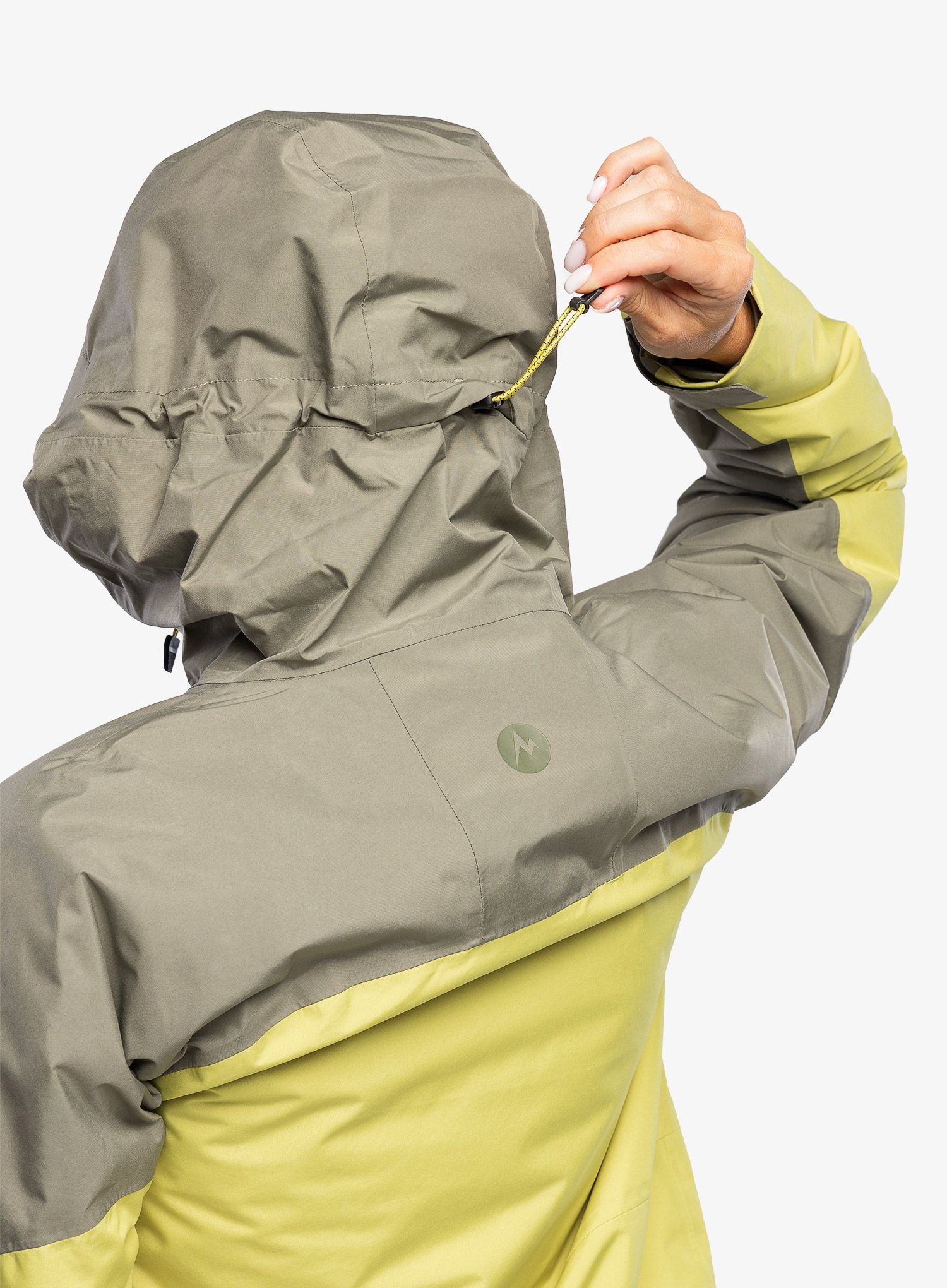 Dámská lyžařská bunda Marmot Lightray GORE-TEX Jacket - vetiver/limelight