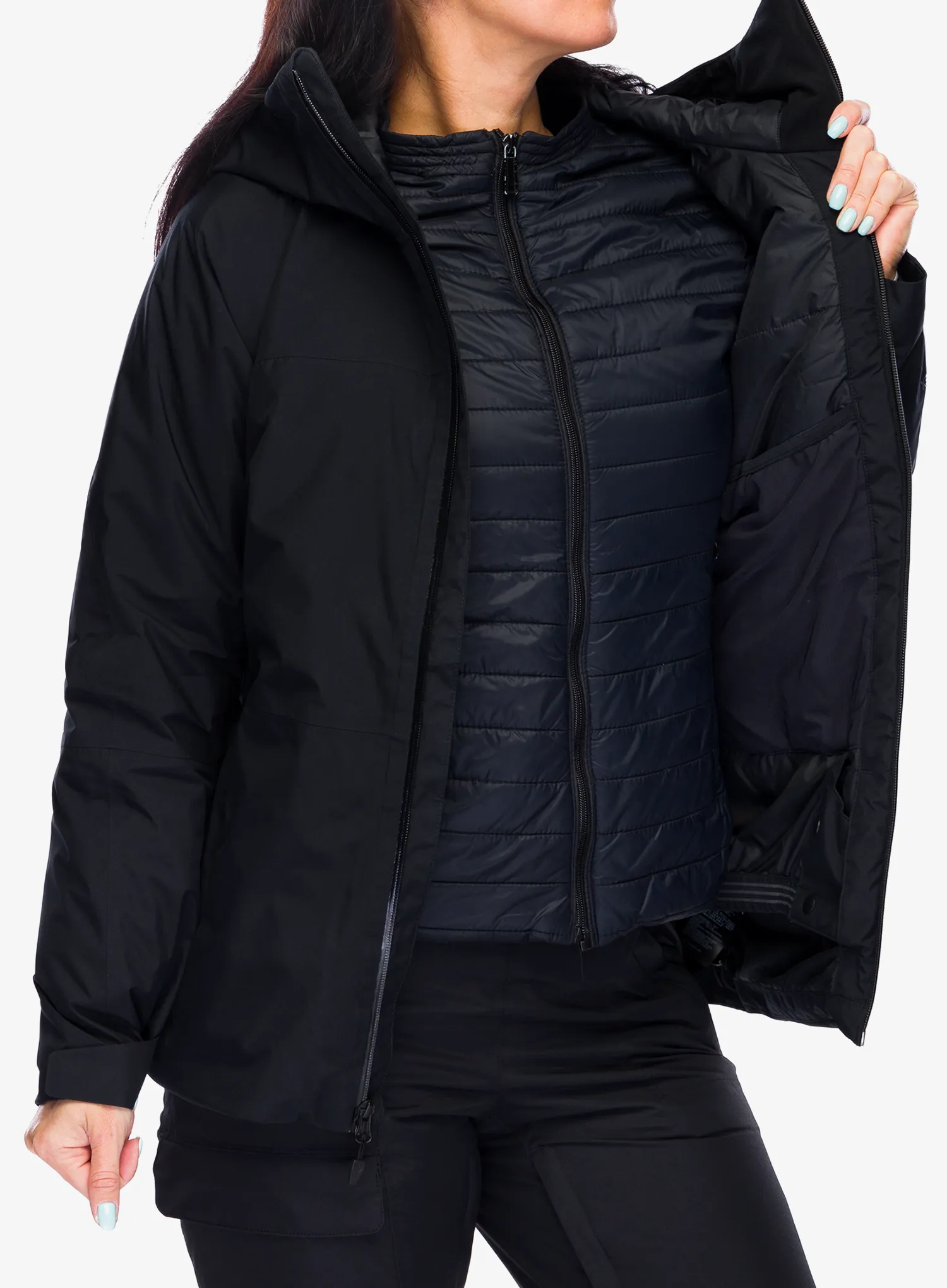 Dámská lyžařská bunda Marmot Lightray Jacket - black/black