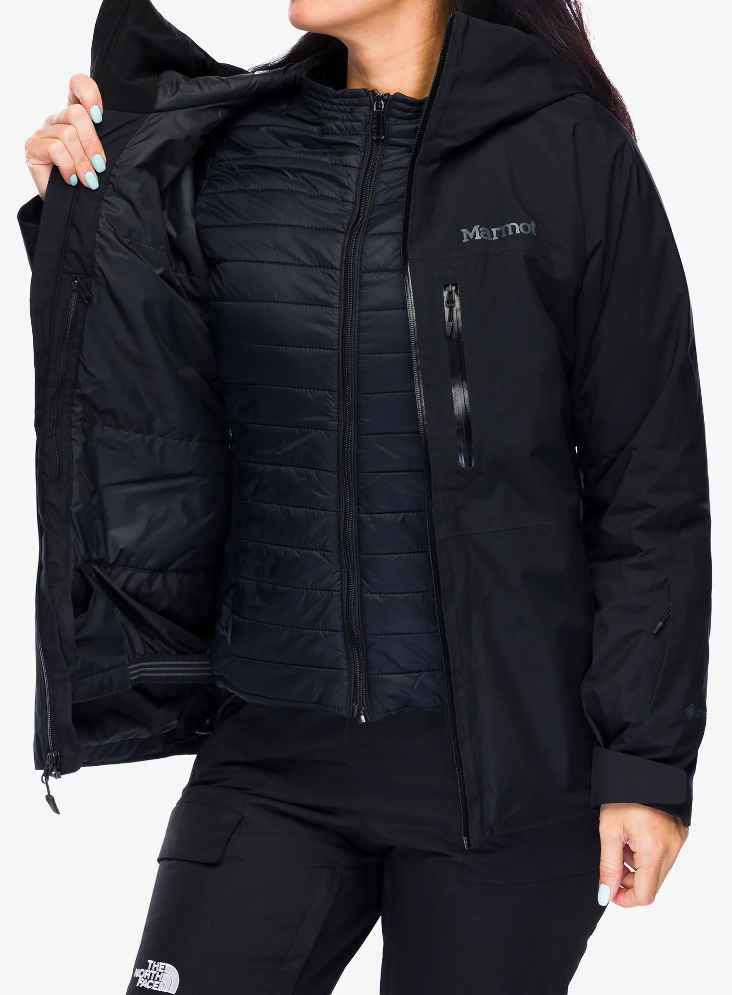 Dámská lyžařská bunda Marmot Lightray Jacket - black/black