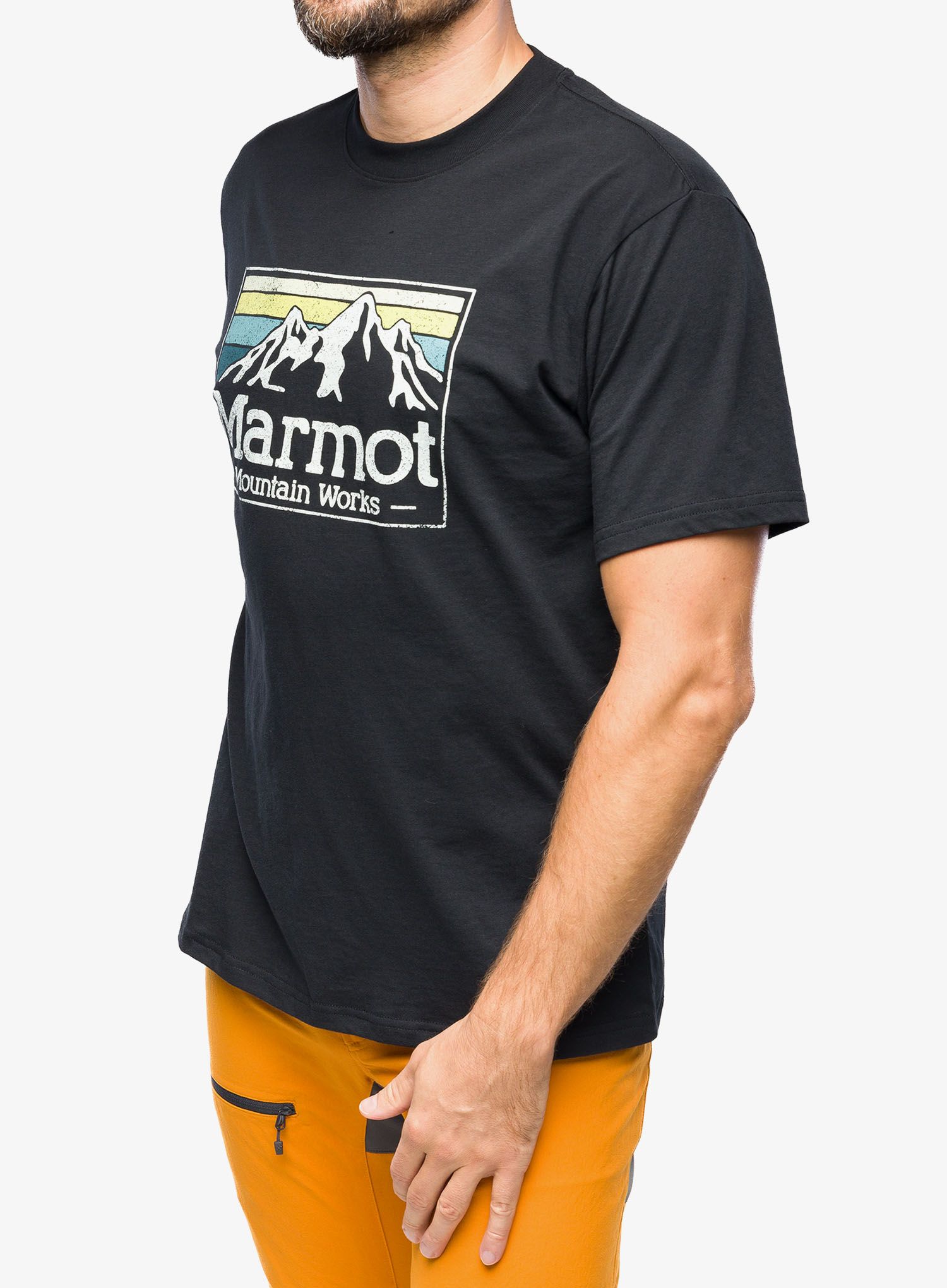 Bavlněné tričko Marmot MMW Gradient Tee SS - black