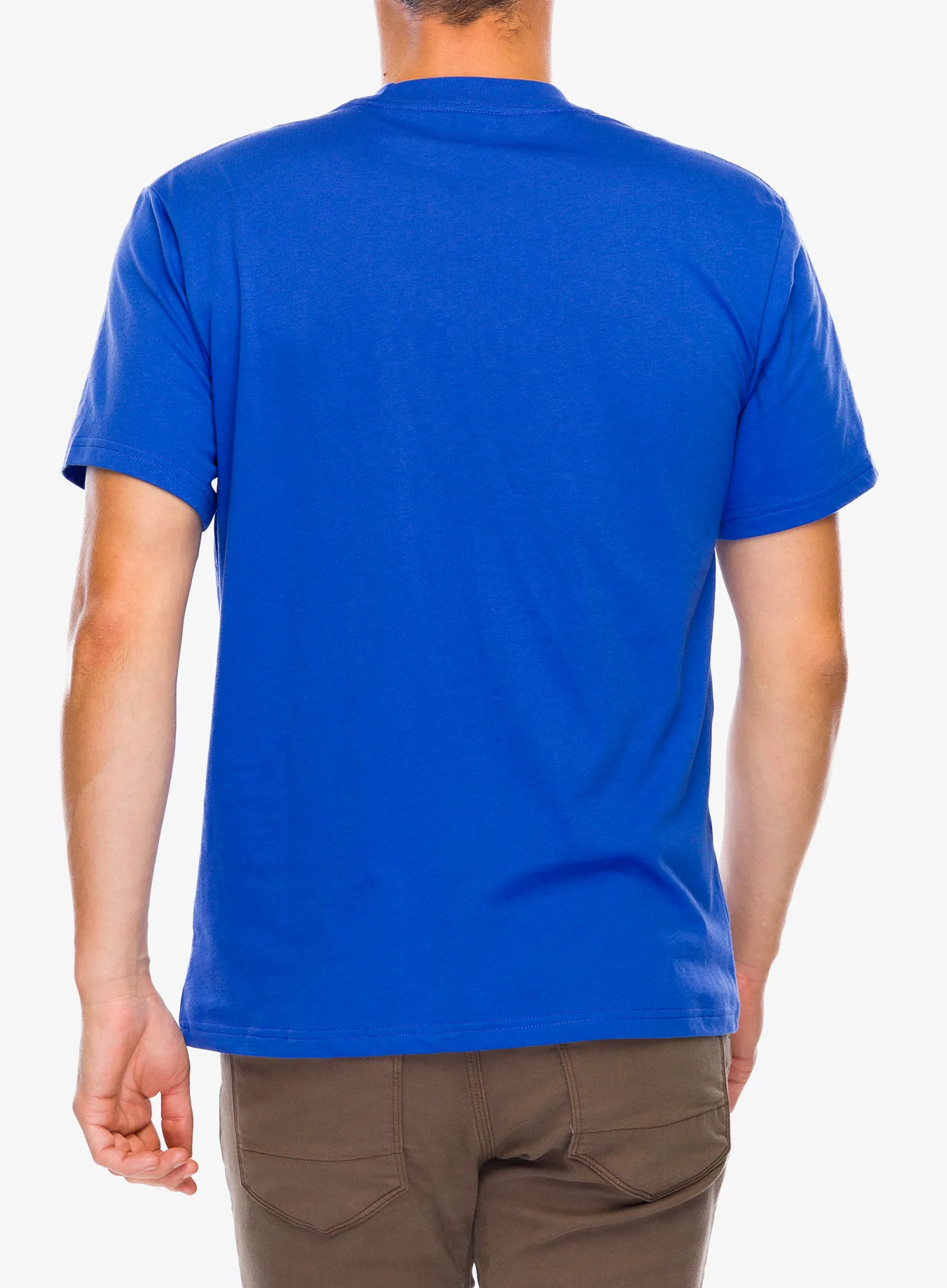 Bavlněné tričko Marmot MMW Gradient Tee SS - trail blue