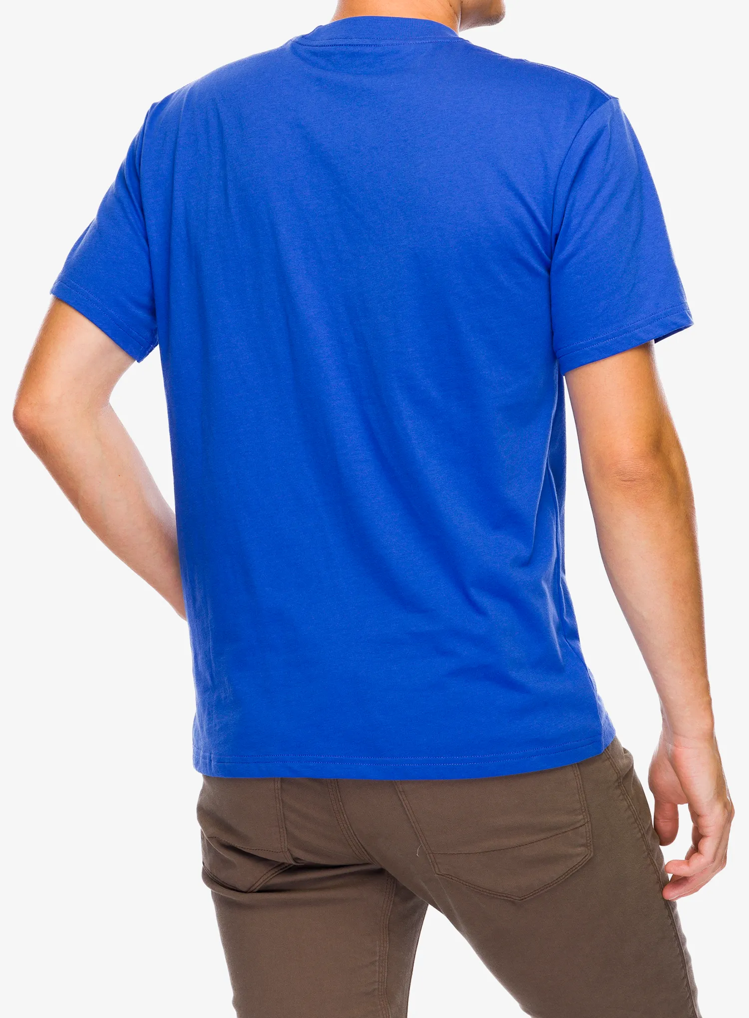 Bavlněné tričko Marmot MMW Gradient Tee SS - trail blue