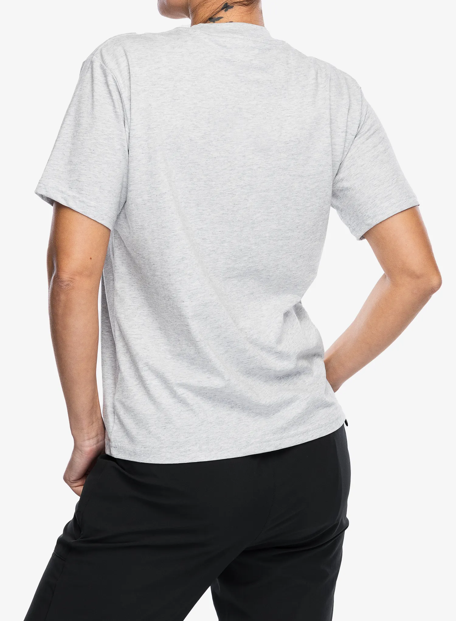 Bavlněné tričko dámské Marmot MMW Tee SS - light grey heather
