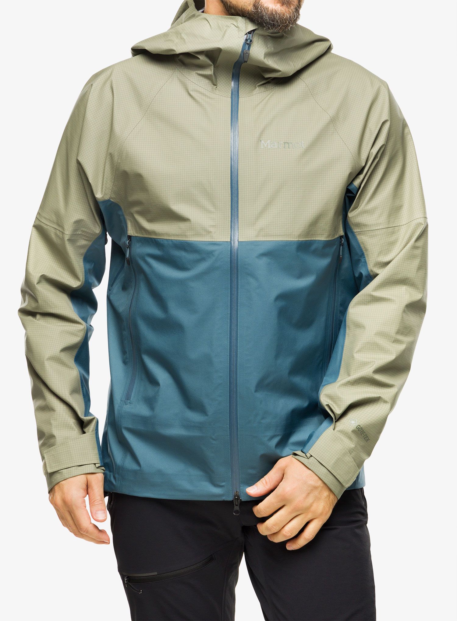 GORE TEX bunda Marmot Mitre Peak Jacket - vetiver/moon river