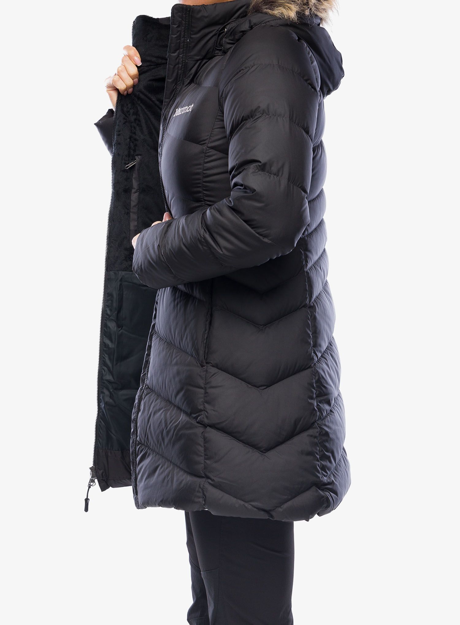 Dámský péřový kabát Marmot Montreal Coat Lady - black